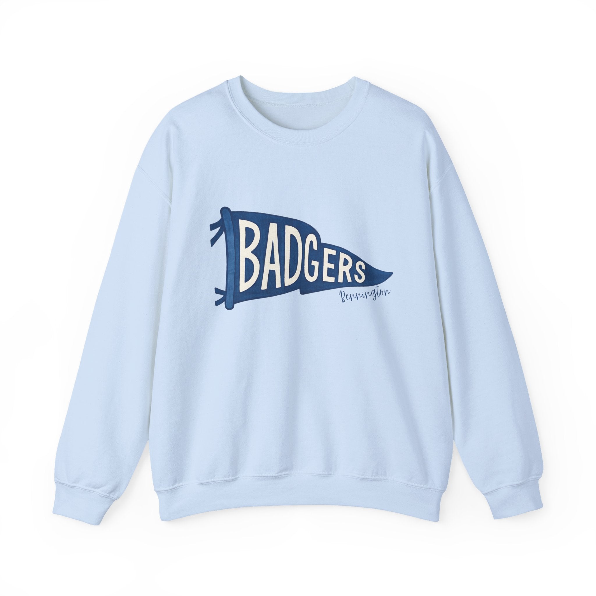 Badgers Unisex Crewneck Sweatshirt - Cozy Casual Wear, College Spirit, Football Game Apparel, Gift for Students, Home Comfort
