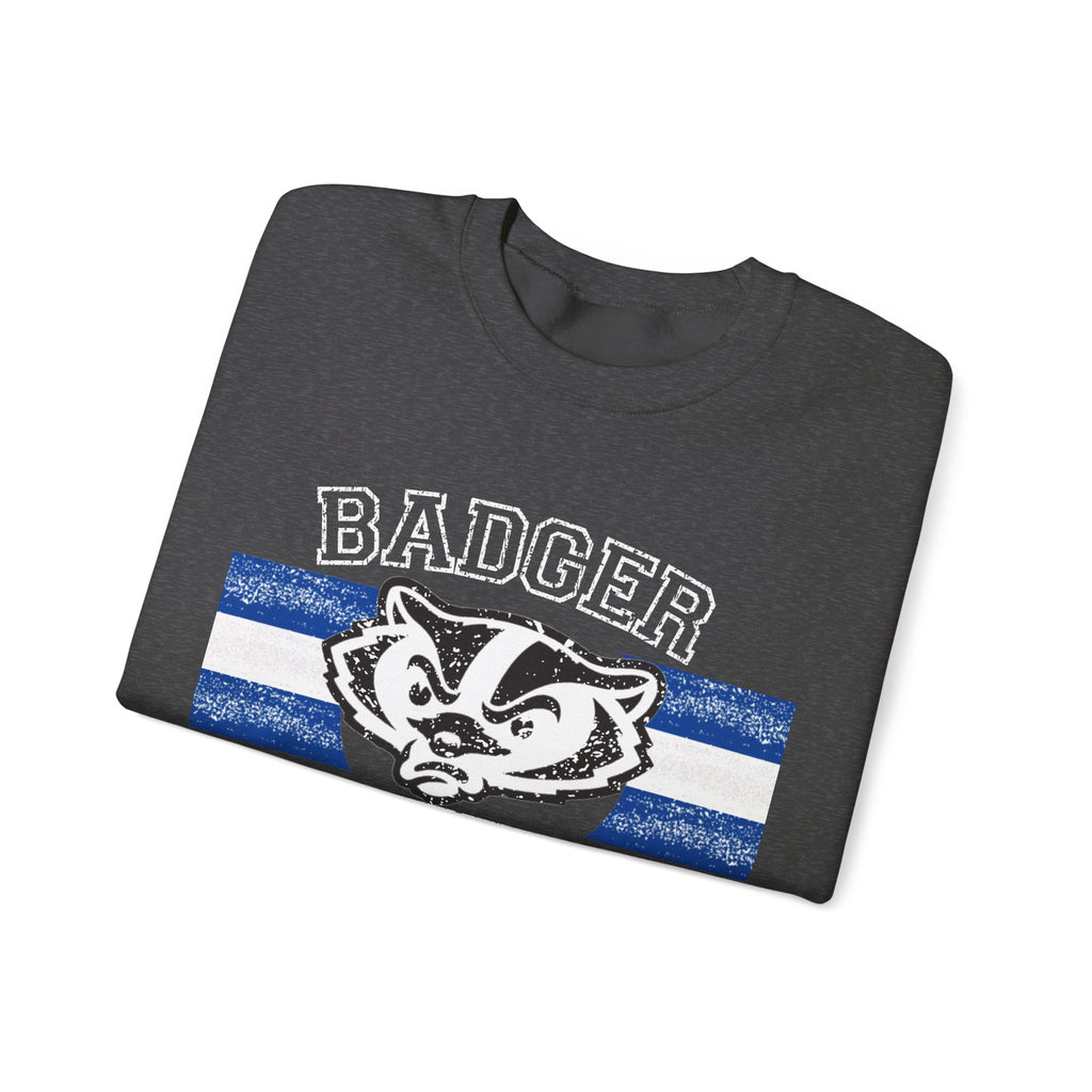 Badger Football Unisex Crewneck Sweatshirt | Cozy Sports Apparel, Game Day Outfit, College Spirit Wear, Comfortable Gift, Team Pride