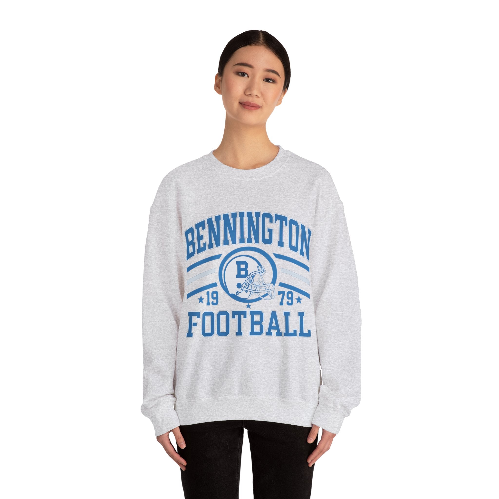 Bennington Football Sweatshirt | Unisex Crewneck for Sports Fans, Cozy Gift for Him/Her, Retro Athletic Apparel, Perfect for Game Days