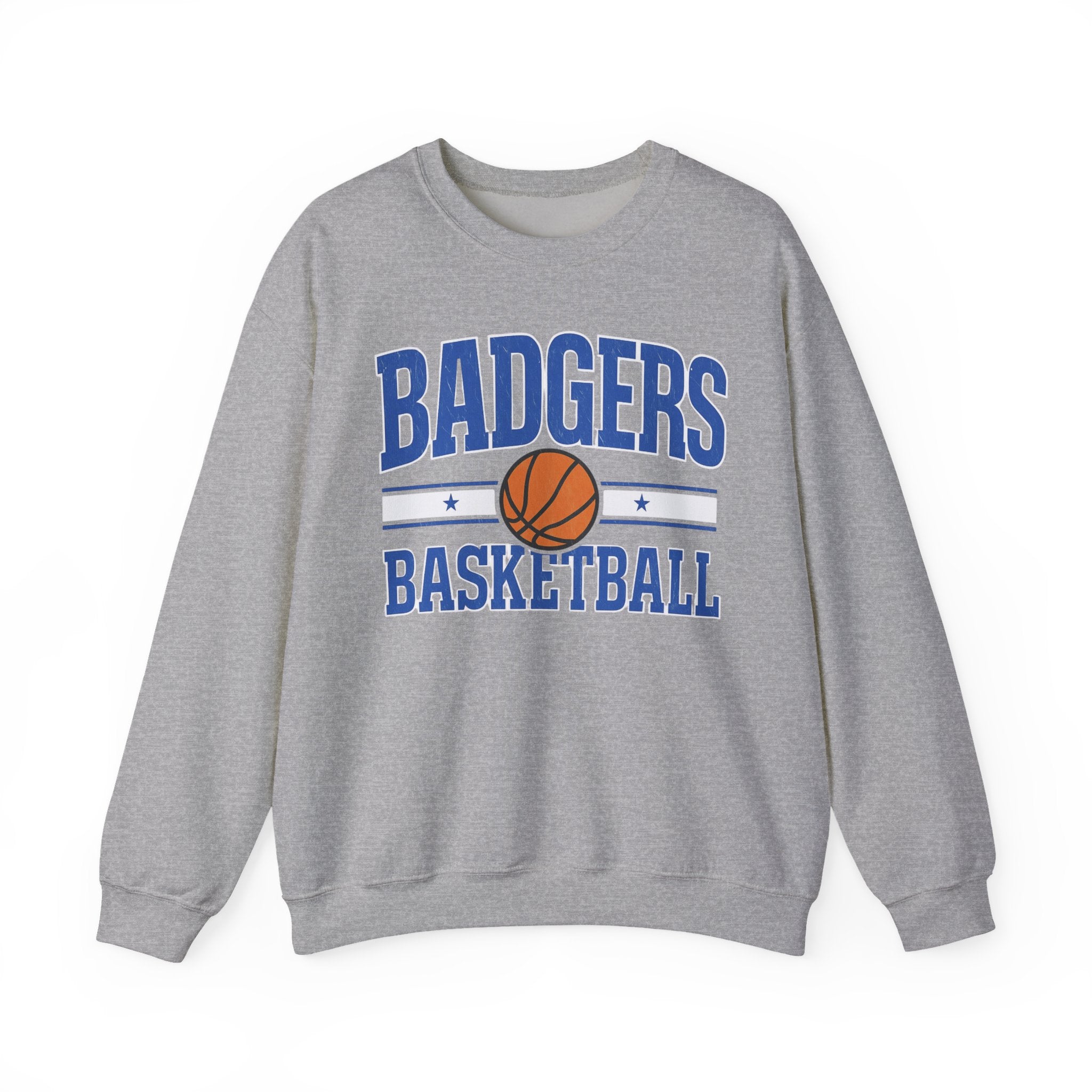 Badgers Basketball Sweatshirt | Vintage Collegiate Hoop Team Design