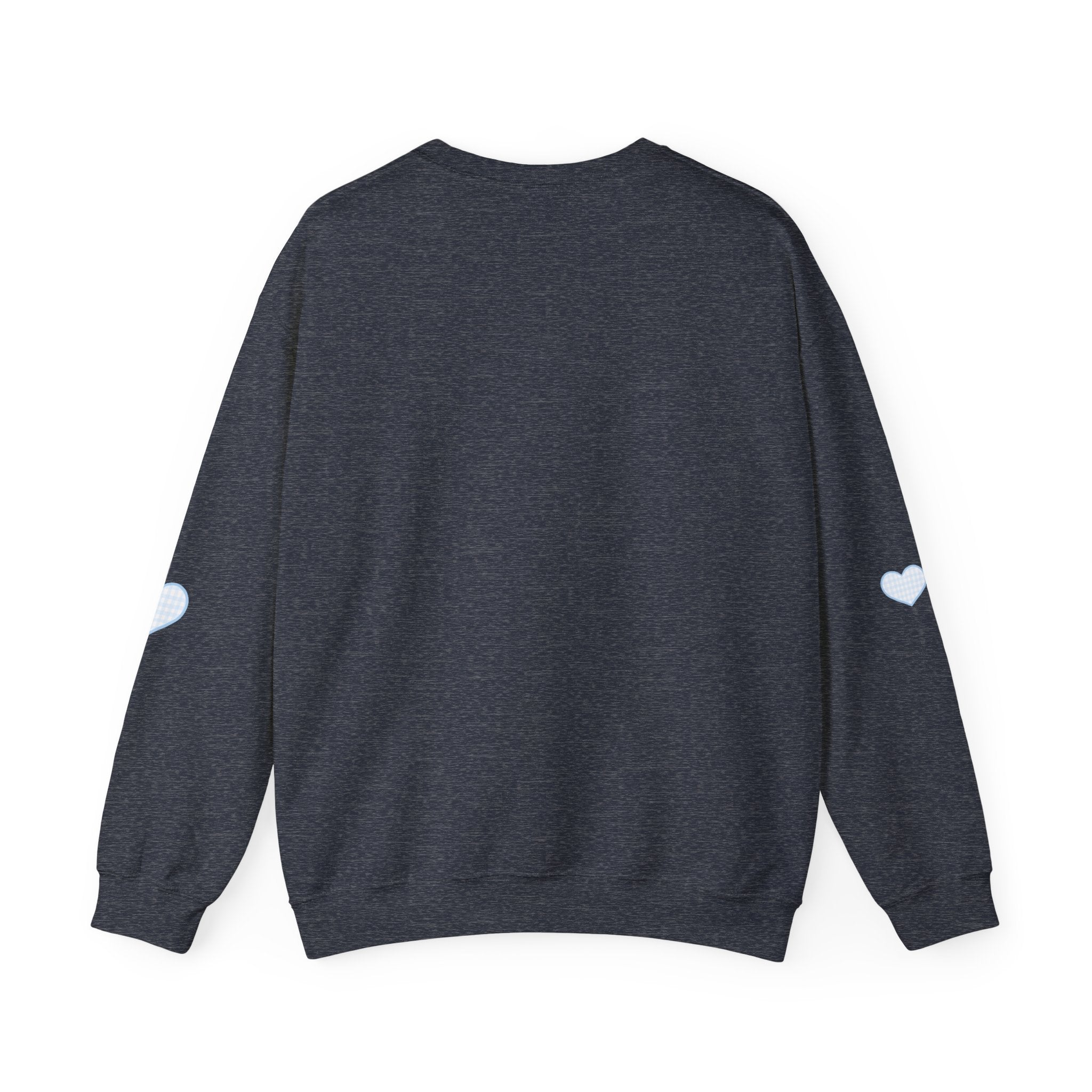 Gingham heart badgers Unisex Heavy Blend™ Crewneck Sweatshirt