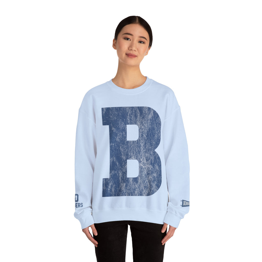 B Bennington Casual Unisex Sweatshirt with Bold Letter "B" Design, Comfortable Apparel for Everyday Wear, Ideal for Gifting, College Students, and [...]