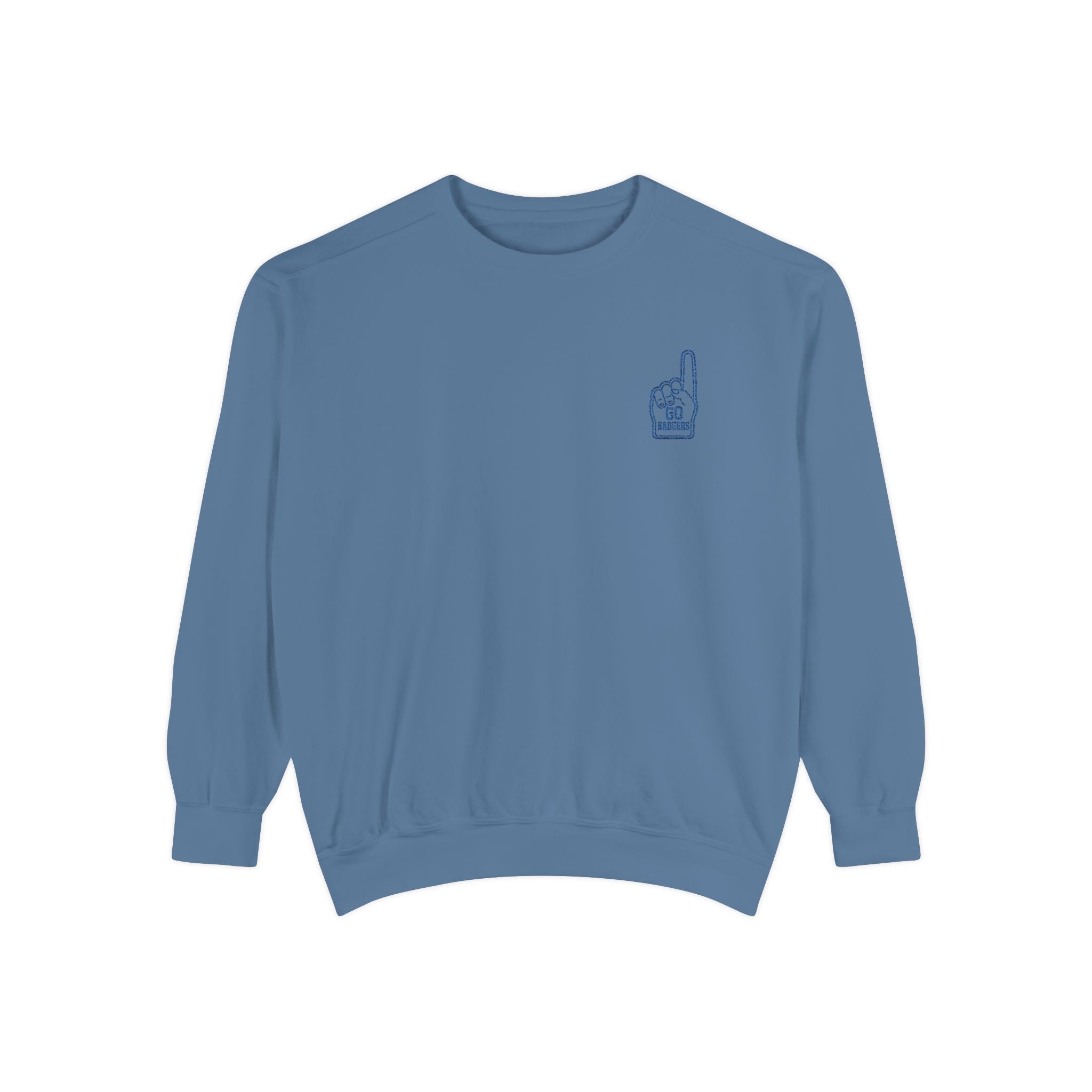 Chill Vibes Unisex Garment-Dyed Sweatshirt, Cozy Fashion, Casual Wear, Gift Idea, Comfortable Layering