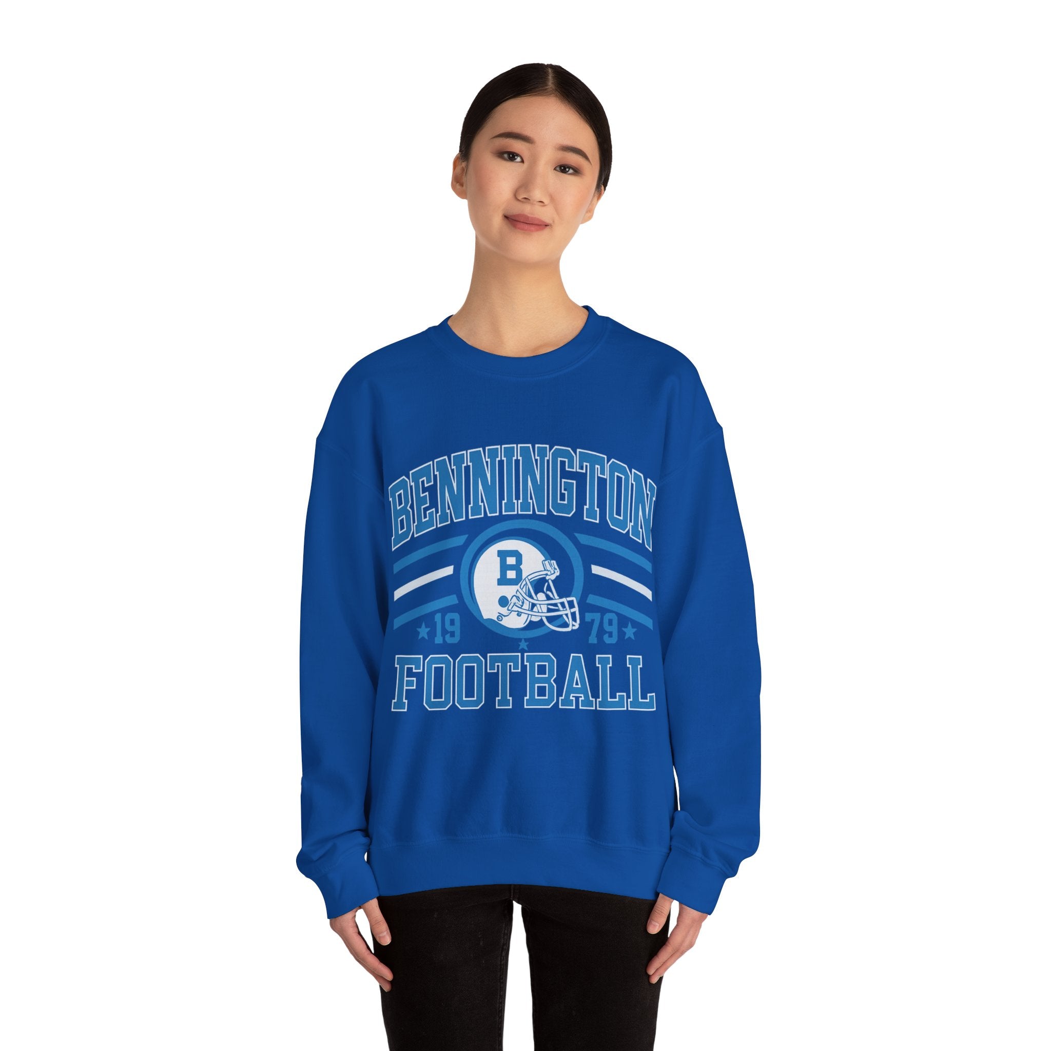 Bennington Football Sweatshirt | Unisex Crewneck for Sports Fans, Cozy Gift for Him/Her, Retro Athletic Apparel, Perfect for Game Days
