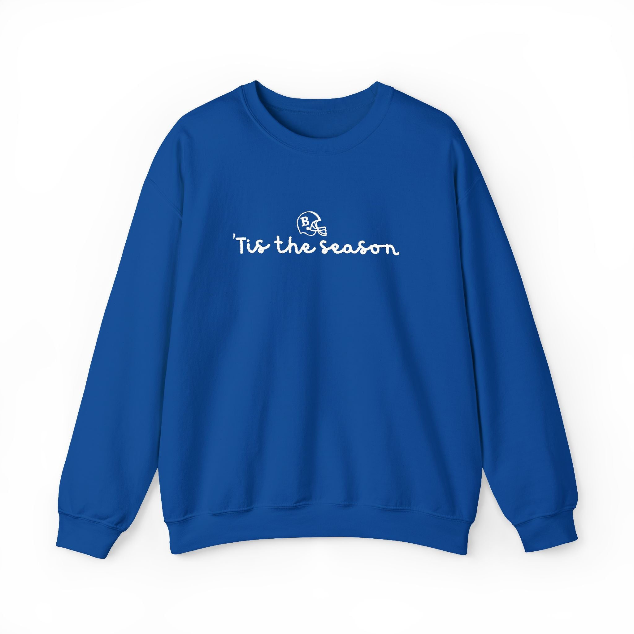 Embroidered tis the season Crewneck Sweatshirt, Festive Shirt, Christmas Gift, Winter Apparel, Unisex Clothing, Casual Style