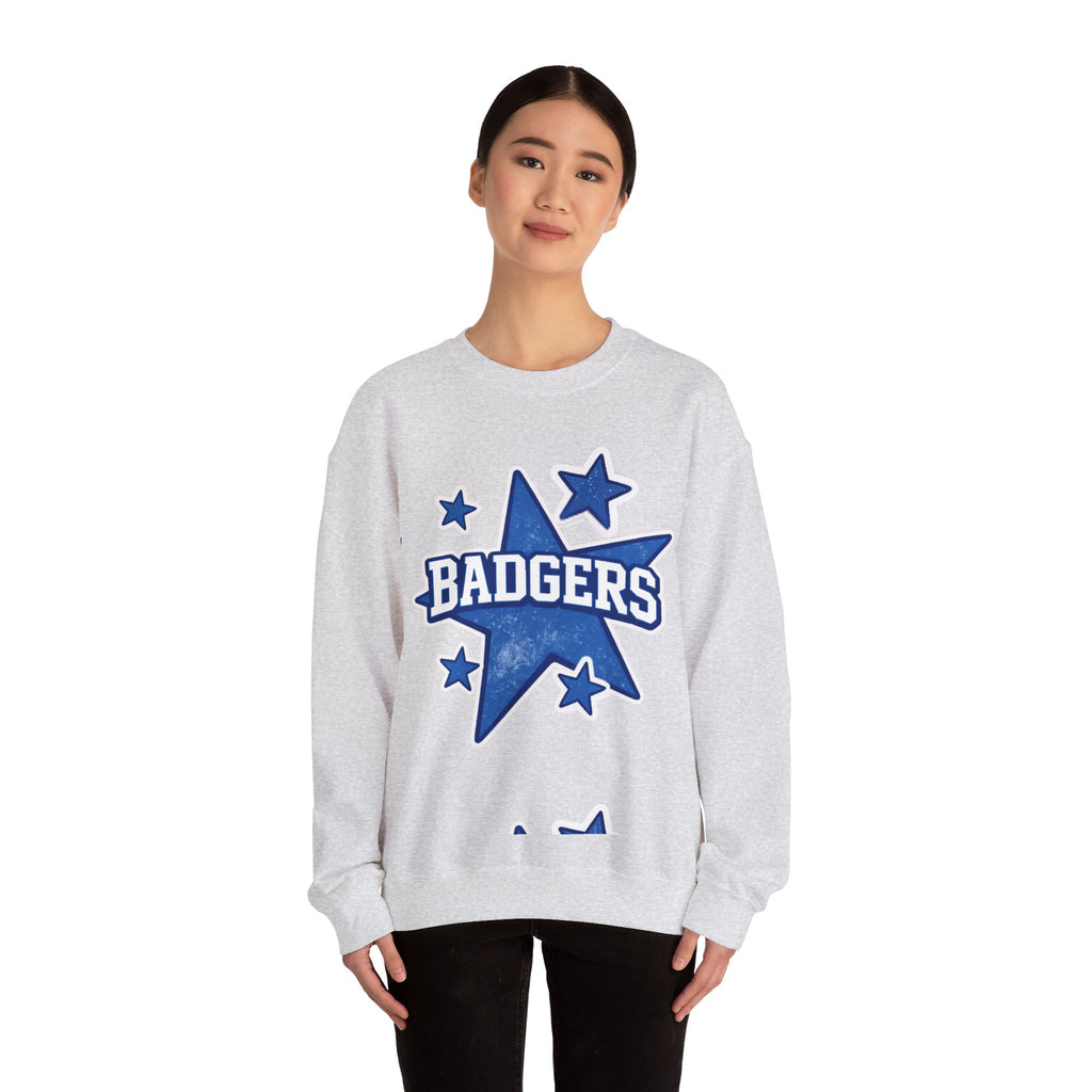 Badgers stars Unisex Heavy Blend™ Crewneck Sweatshirt
