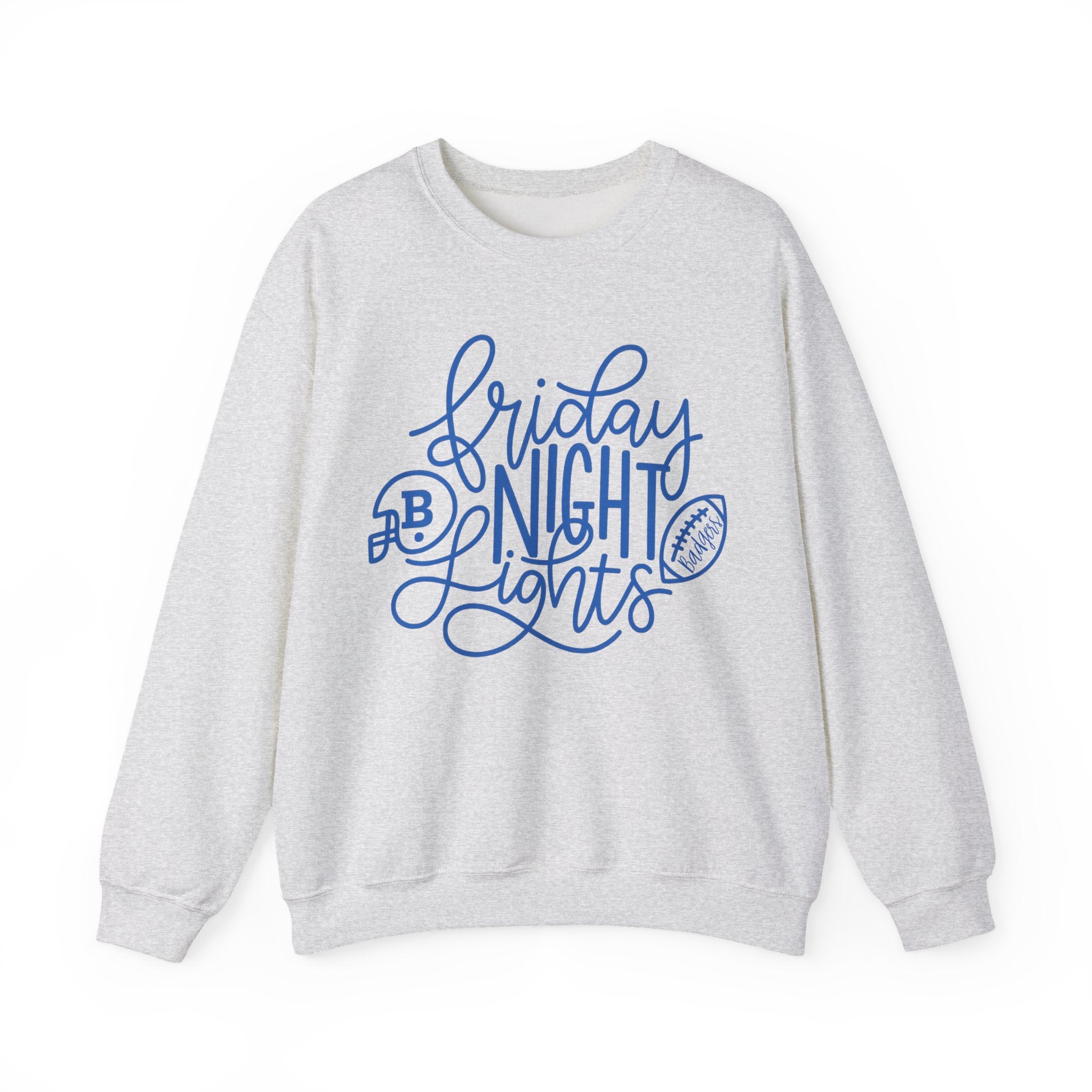 Friday Night Lights Crewneck Sweatshirt, Cozy Athletic Apparel, Unisex Hoodie for Game Days, Sports Fan Gift, Comfortable Casual Wear