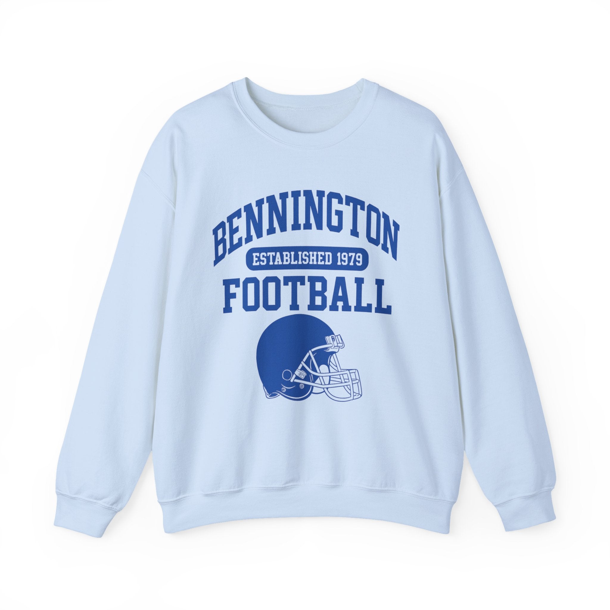 Vintage Football Crewneck Sweatshirt, Unisex Sports Apparel, Cozy Game Day Wear, Bennington Football Sweatshirt, Perfect for Team Fans