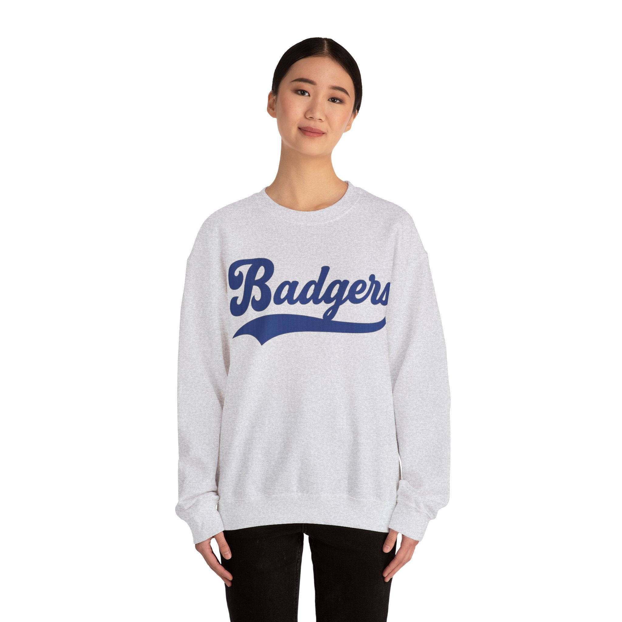 Badgers Unisex Heavy Blend Crewneck Sweatshirt - Cozy Casual Wear, Perfect for Game Days, Gift for Fans, Classic Style for All [...]