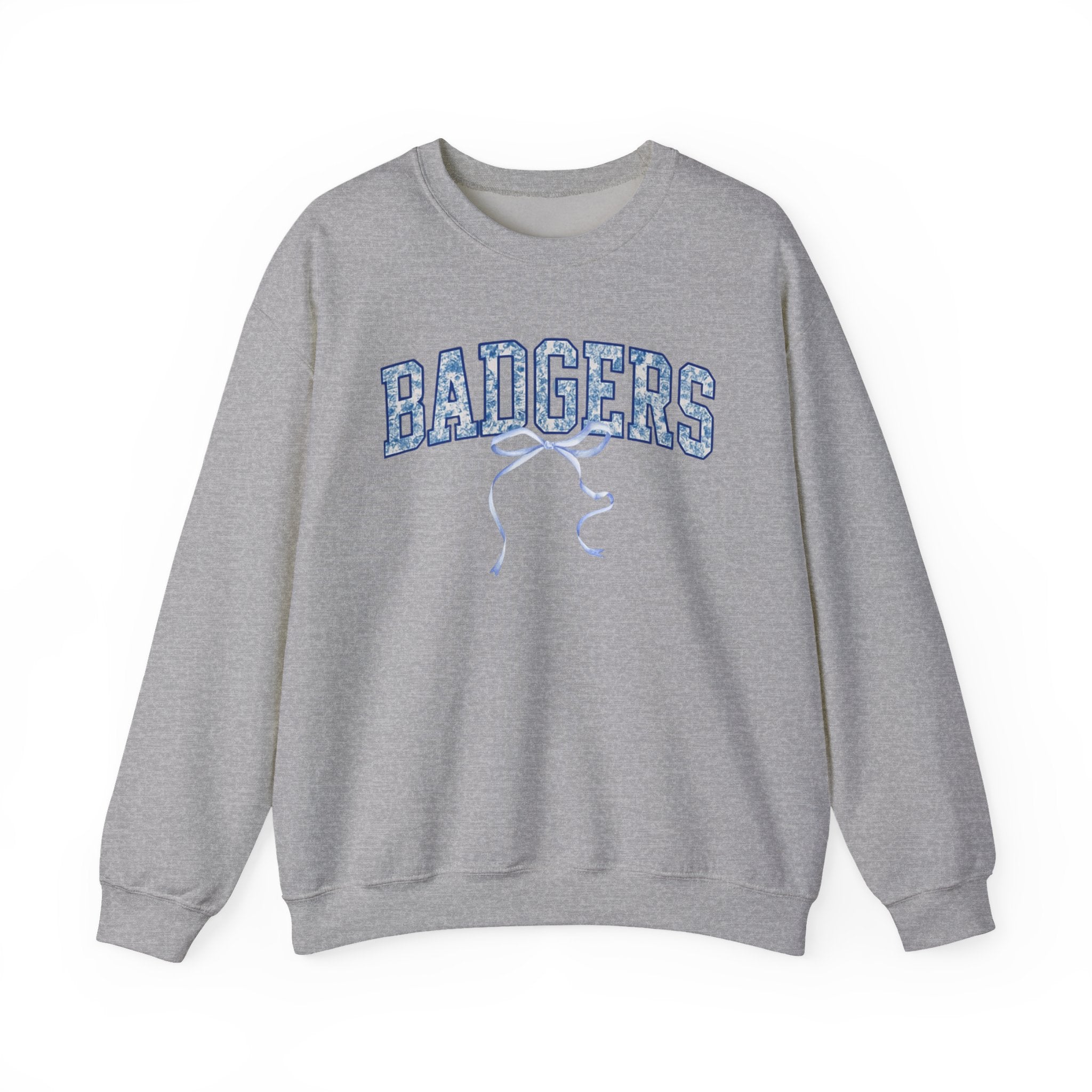 Badgers Unisex Crewneck Sweatshirt, Cozy Pullover, College Spirit Wear, Gift for Students, Casual Layering, Sports Fan Apparel