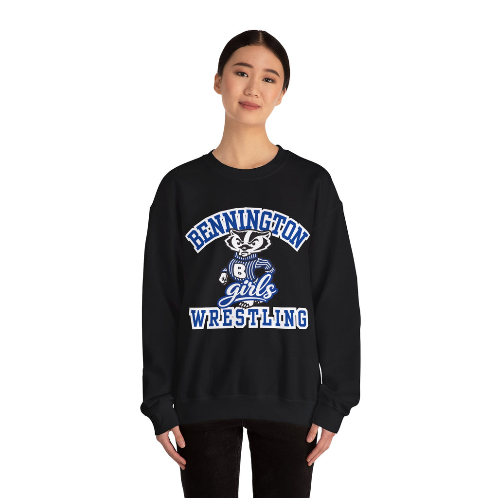 Girls Bennington wrestling Unisex Heavy Blend™ Crewneck Sweatshirt