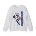 Badger basketball court distressed look Unisex Heavy Blend™ Crewneck Sweatshirt