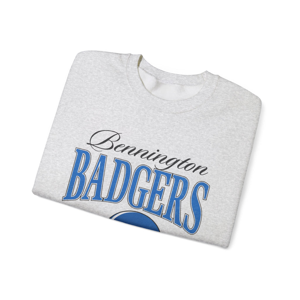 Vintage Style Badgers Football Crewneck Sweatshirt, Unisex Sports Sweatshirt, Casual College Apparel, Game Day Clothing, Gift for Fans
