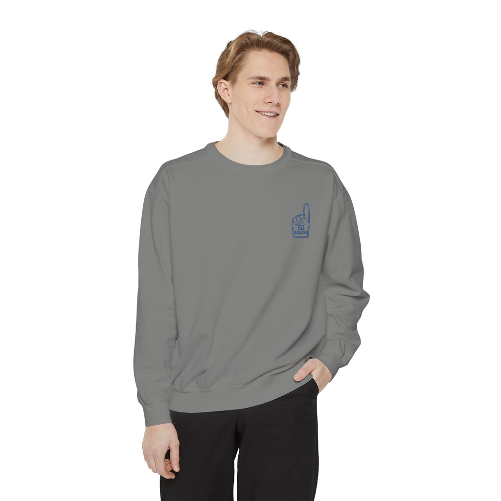 Chill Vibes Unisex Garment-Dyed Sweatshirt, Cozy Fashion, Casual Wear, Gift Idea, Comfortable Layering