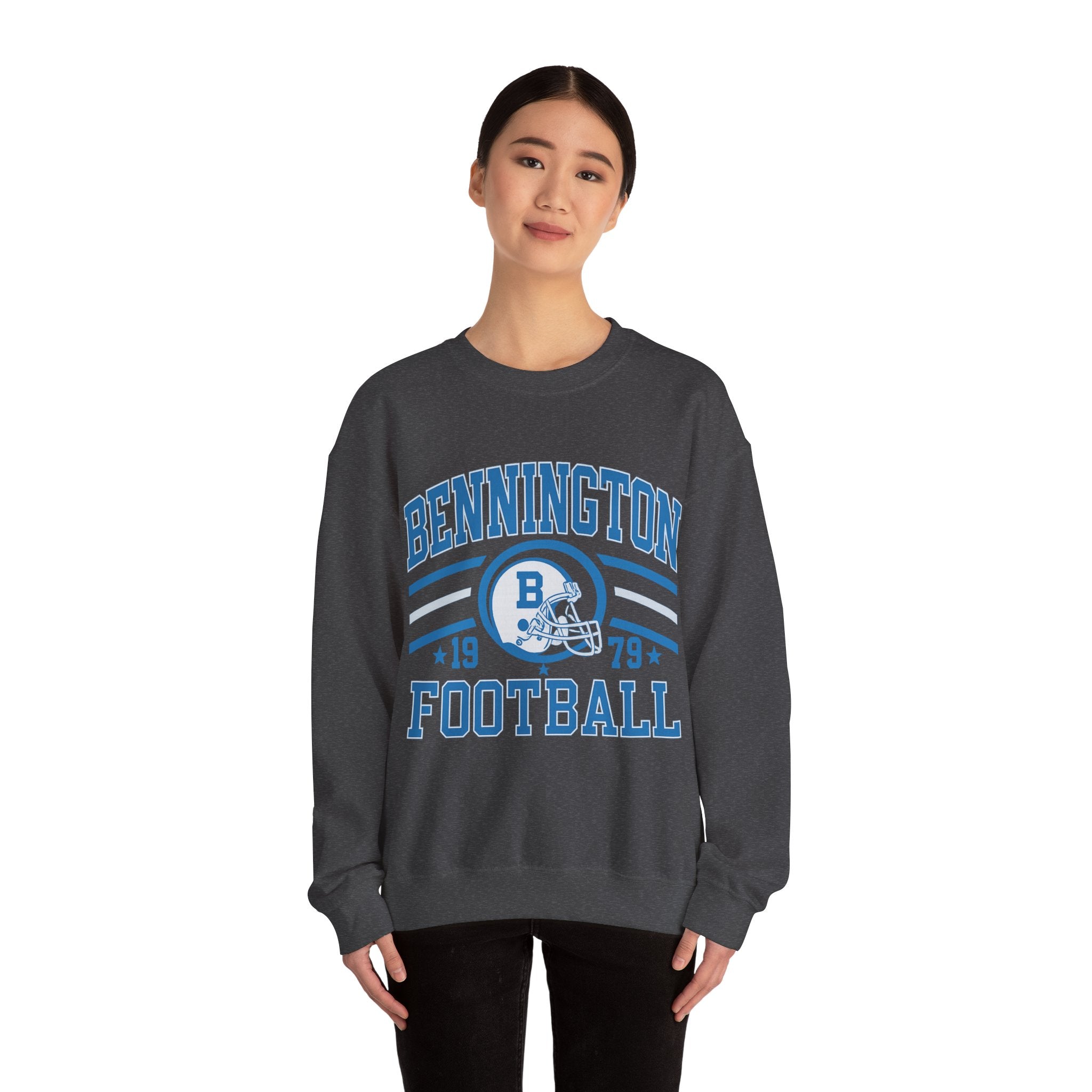 Bennington Football Sweatshirt | Unisex Crewneck for Sports Fans, Cozy Gift for Him/Her, Retro Athletic Apparel, Perfect for Game Days