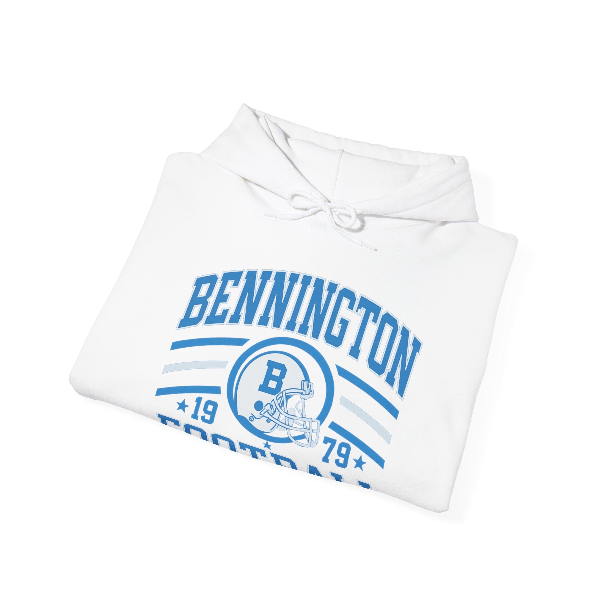 Bennington Football Hoodie - Vintage Style, Unisex Sweatshirt, Perfect for Game Days, Sports Events, Casual Wear, Gift for Fans