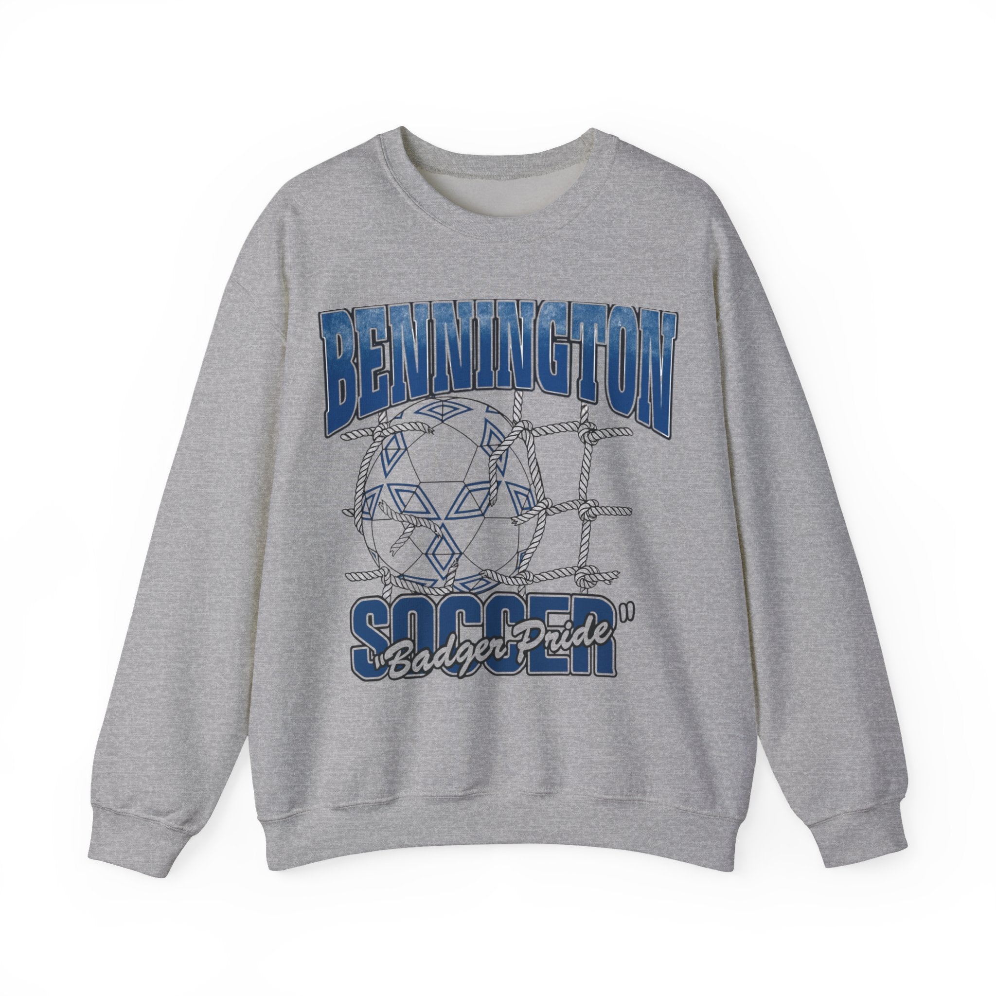 Bennington Soccer Crewneck Sweatshirt, Cozy Sporty Sweatshirt, Unisex Athletic Top, Gift for Soccer Enthusiasts, Casual Everyday Wear