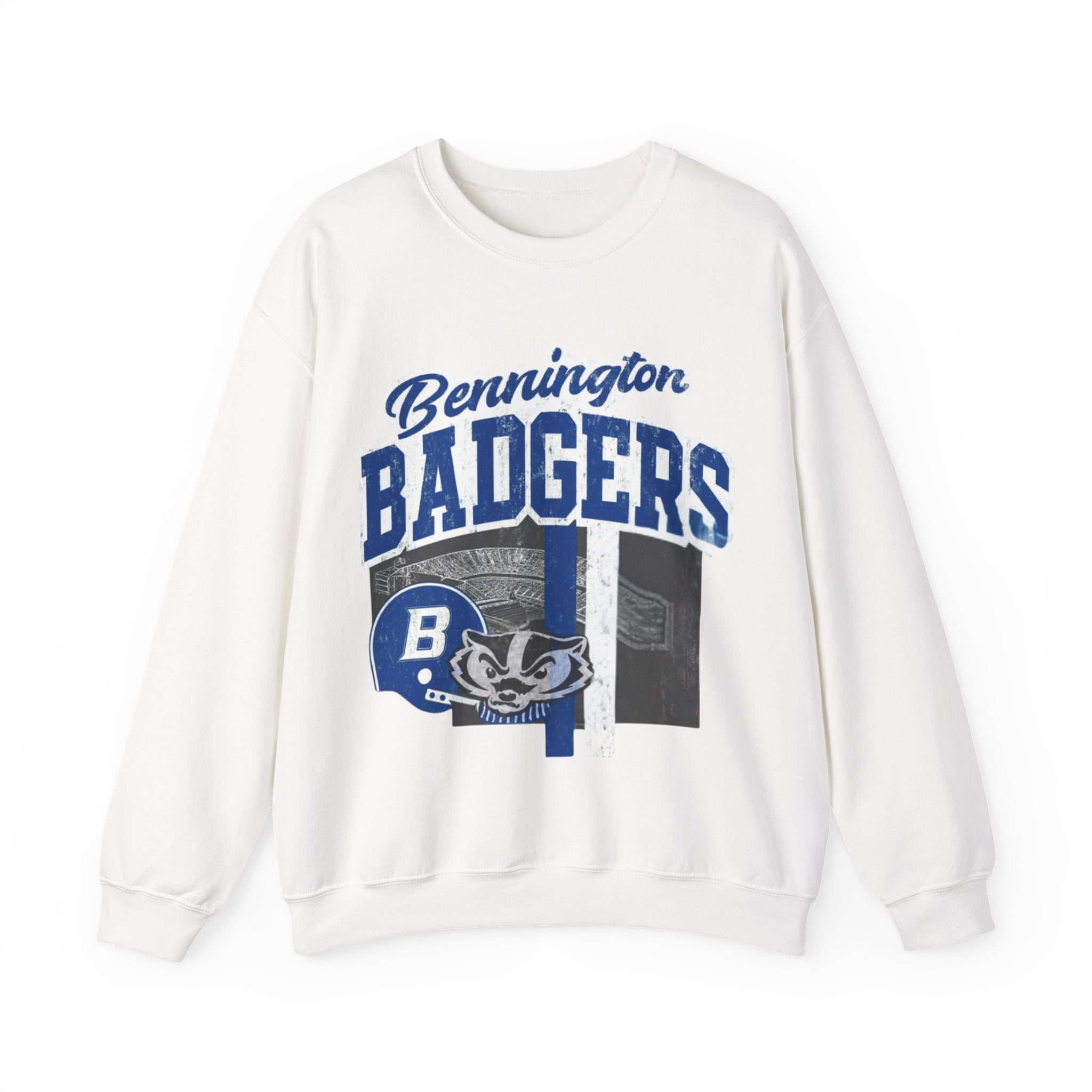 Badgers Unisex Crewneck Sweatshirt | Cozy College Apparel, School Spirit Wear, Fall Fashion, Everyday Comfort, Team Merchandise