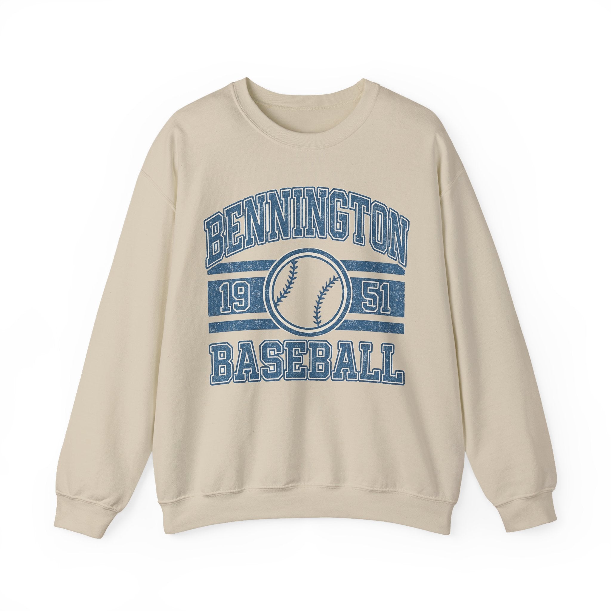 Vintage Baseball Crewneck Sweatshirt, Casual Wear, Team Spirit, Gift for Sports Lovers, Unisex Apparel, Weekend Comfort