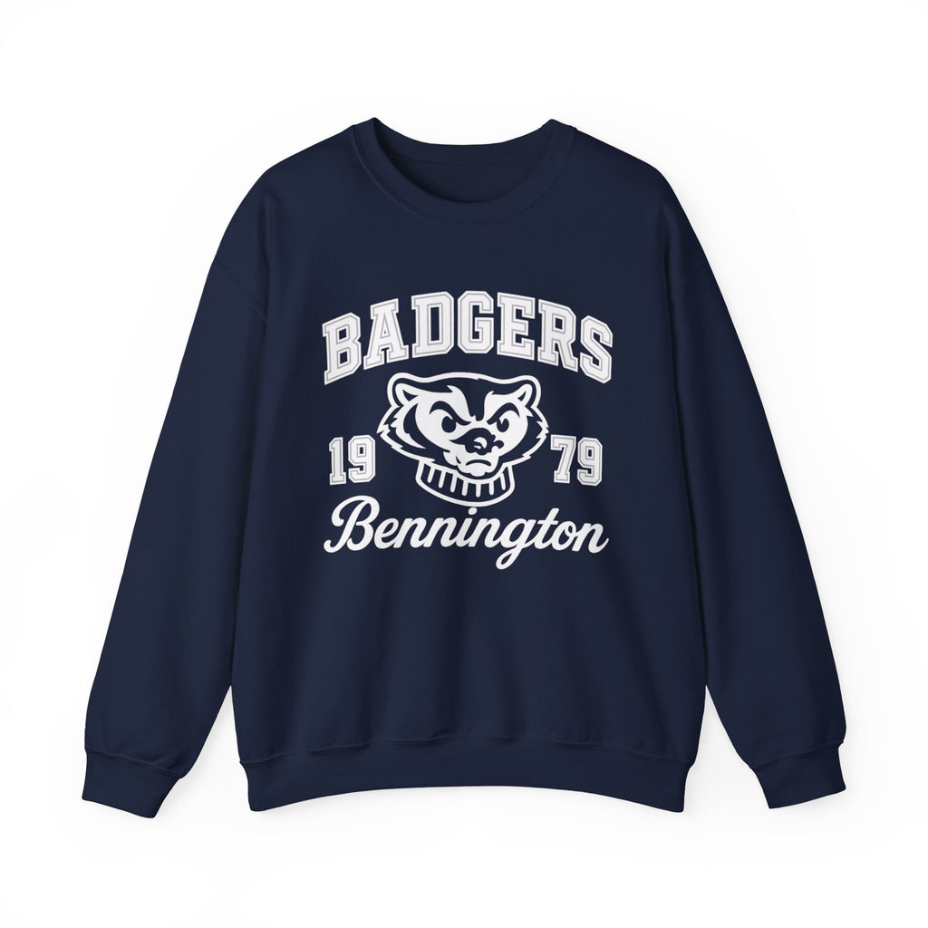Vintage Badgers Crewneck Sweatshirt, Unisex Sweatshirt, College Apparel, Gift for Students, Casual Outfit, Retro Style