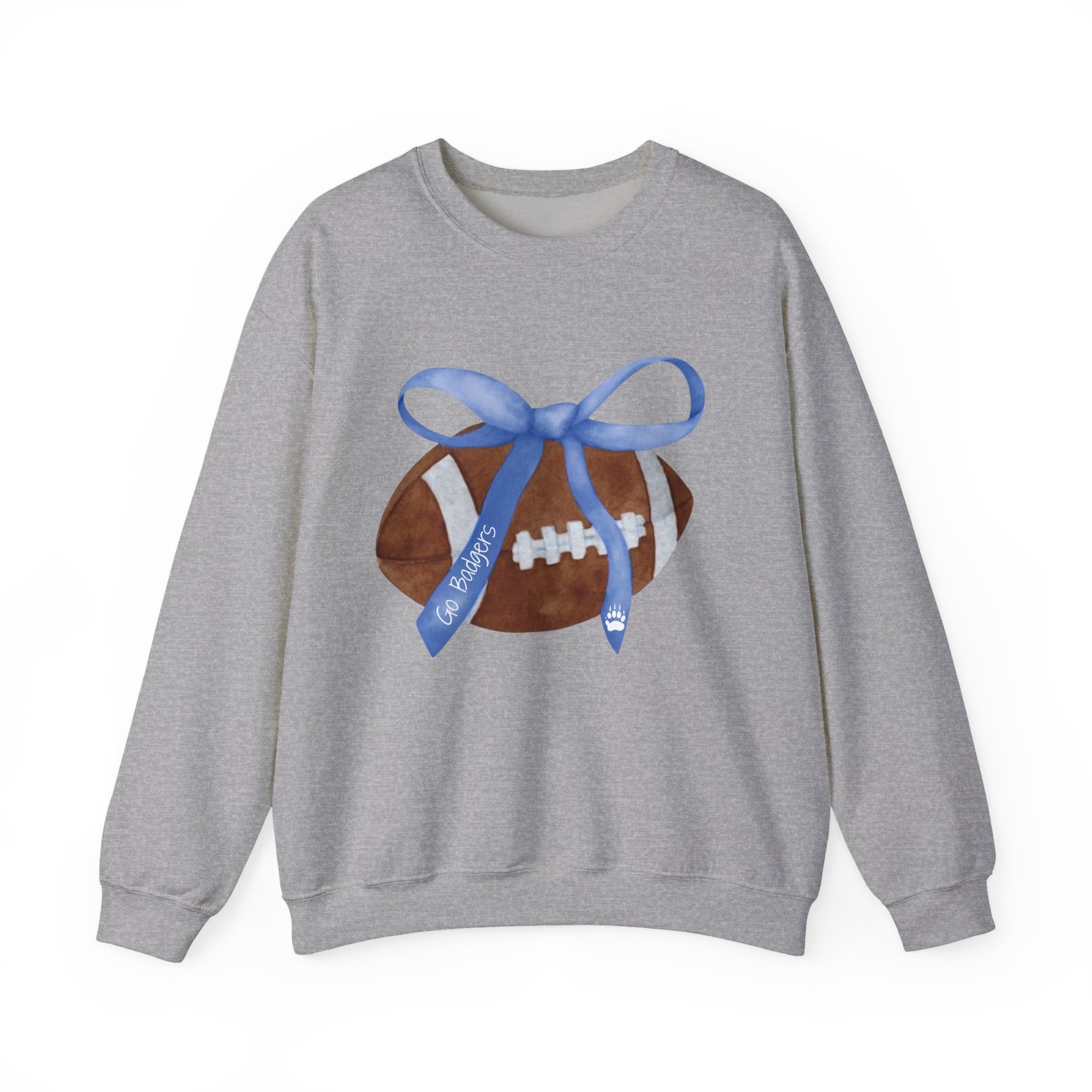 Football Love Unisex Crewneck Sweatshirt, Sports Sweatshirt, Gift for Football Fans, Cozy Apparel, Game Day Sweatshirt