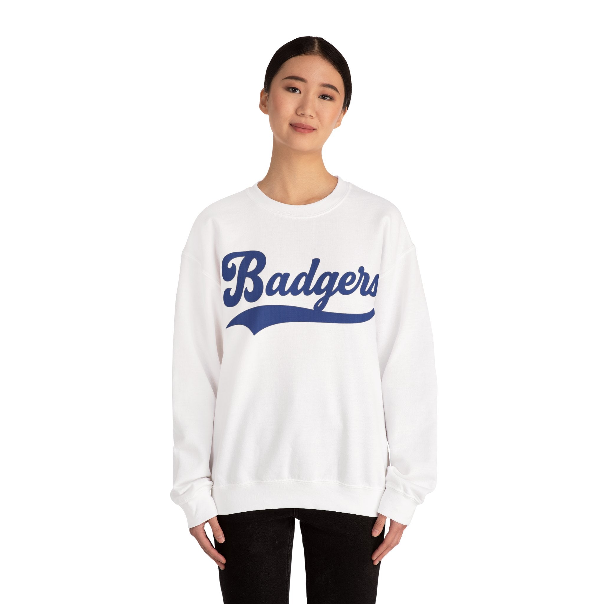 Badgers Unisex Heavy Blend Crewneck Sweatshirt - Cozy Casual Wear, Perfect for Game Days, Gift for Fans, Classic Style for All [...]