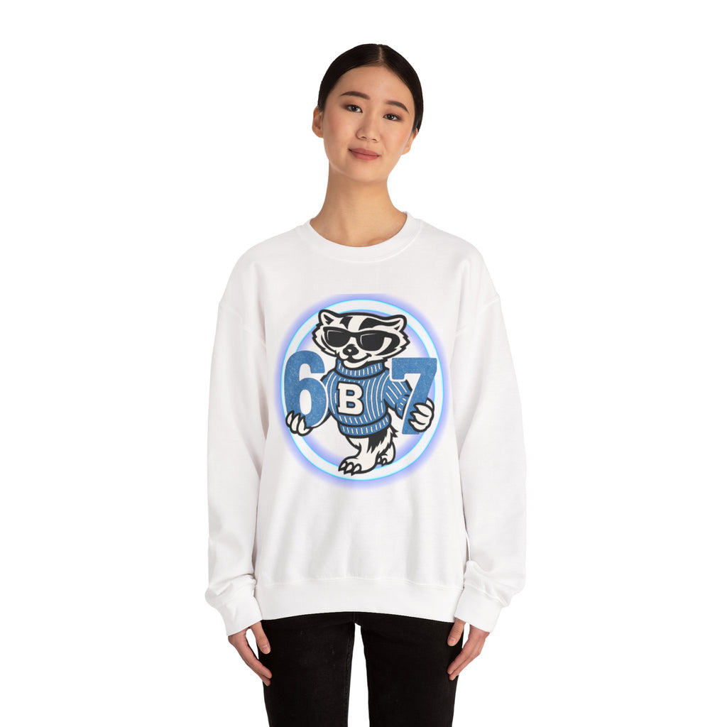 Adults 67 badgers Unisex Heavy Blend™ Crewneck Sweatshirt