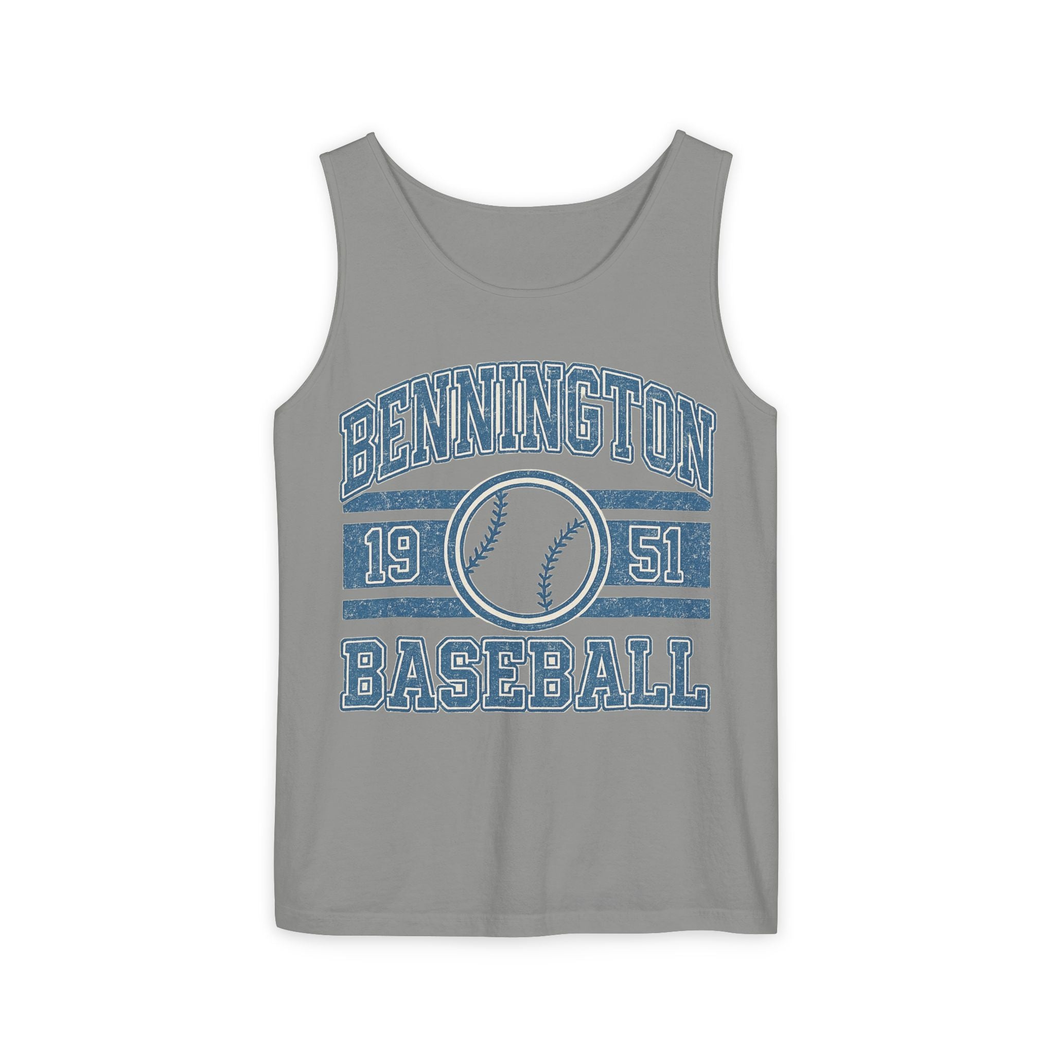 Bennington Badger baseball Unisex Garment-Dyed Tank Top