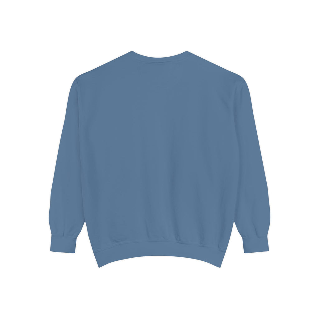 Chill Vibes Unisex Garment-Dyed Sweatshirt, Cozy Fashion, Casual Wear, Gift Idea, Comfortable Layering