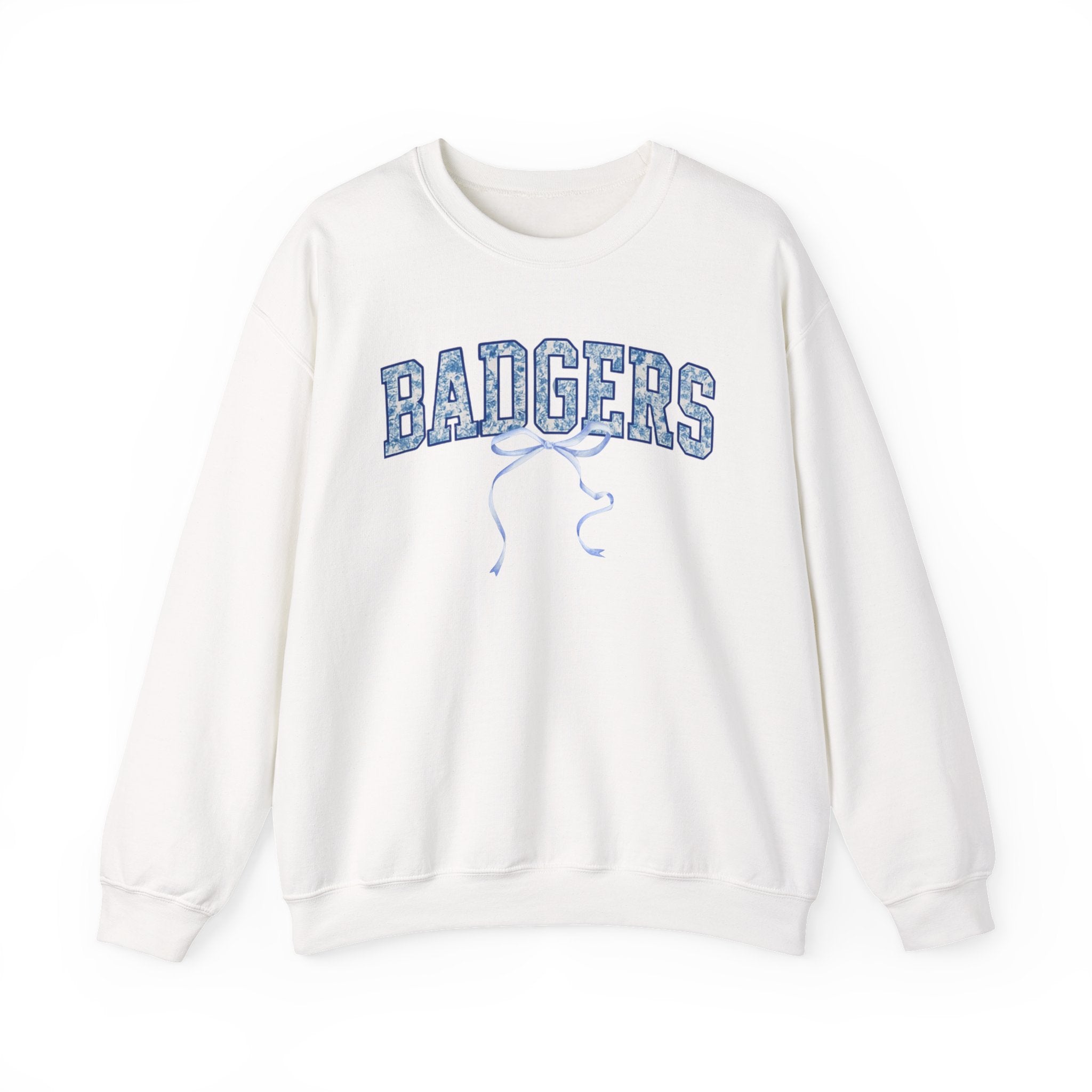 Badgers Unisex Crewneck Sweatshirt, Cozy Pullover, College Spirit Wear, Gift for Students, Casual Layering, Sports Fan Apparel