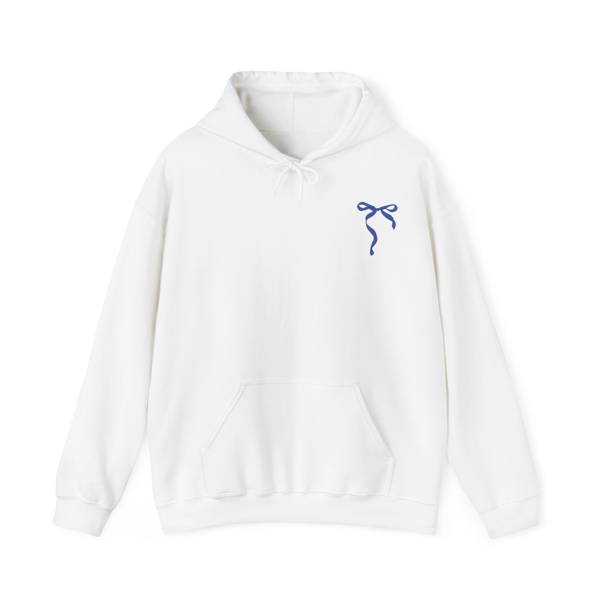 Blue ribbon bow badgers hoodie Unisex Heavy Blend™ Hooded Sweatshirt