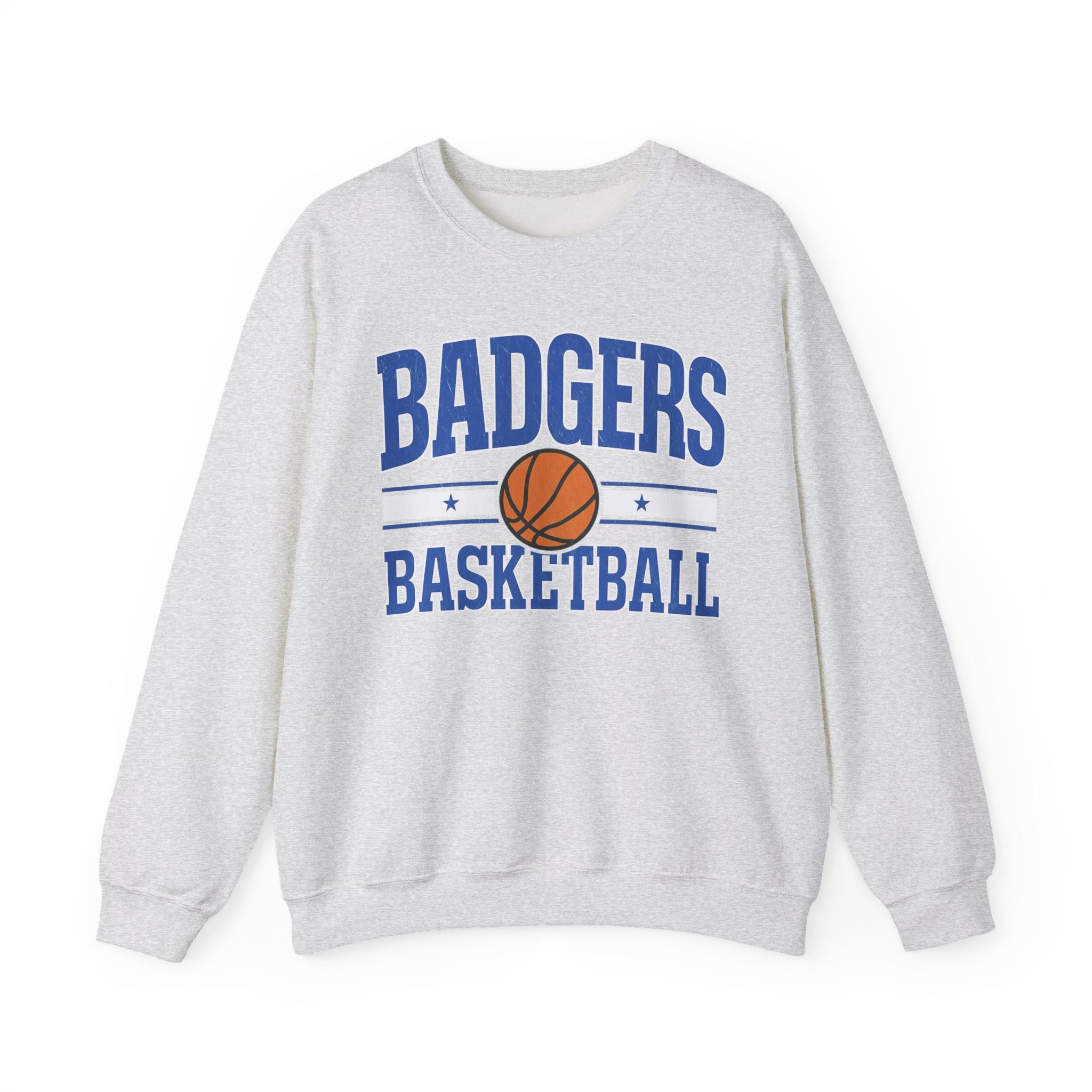 Badgers Basketball Sweatshirt | Vintage Collegiate Hoop Team Design