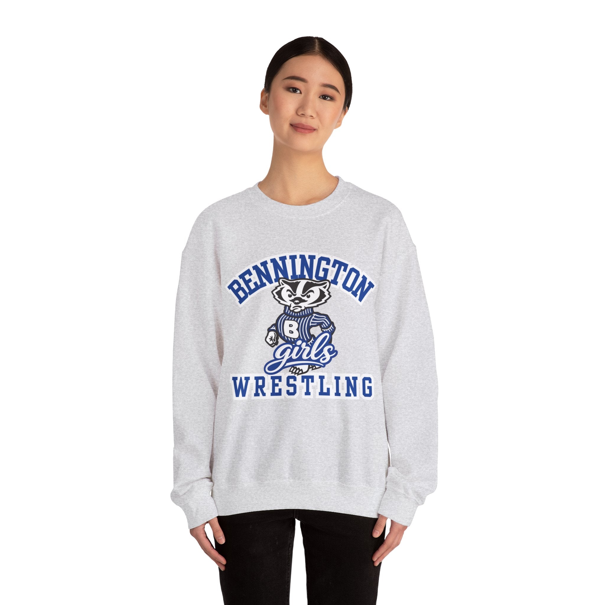 Girls Bennington wrestling Unisex Heavy Blend™ Crewneck Sweatshirt