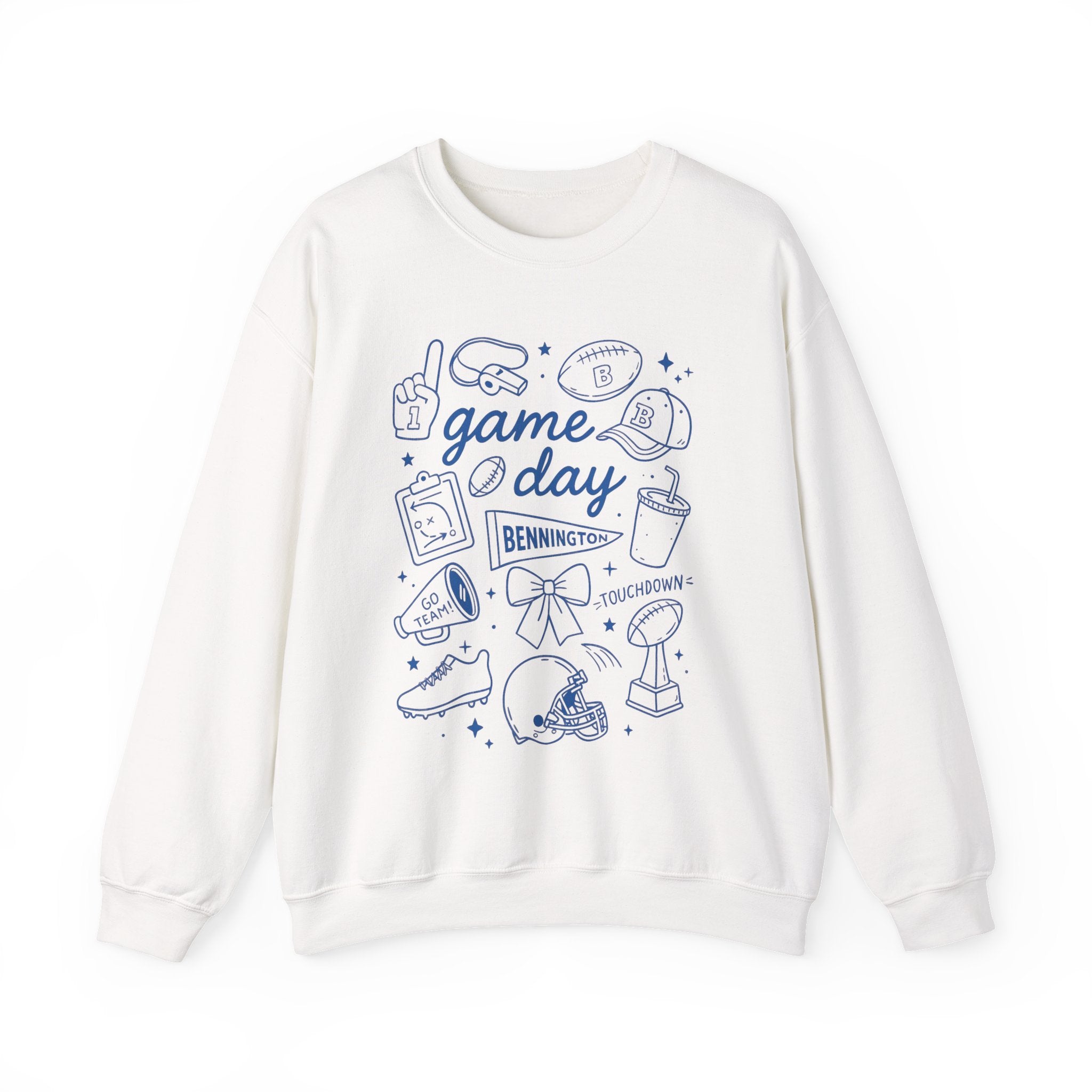 Game Day Sweatshirt - Unisex Heavy Blend Crewneck, Sportswear, Football Gift, Tailgating Apparel, Cozy Casual Fashion
