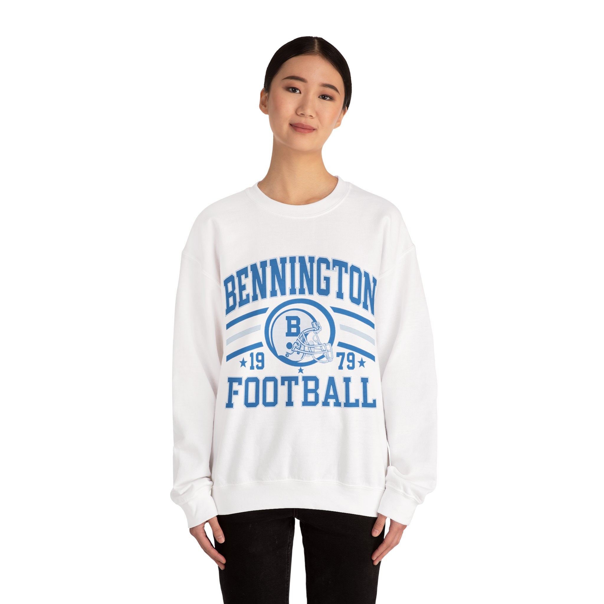 Bennington Football Sweatshirt | Unisex Crewneck for Sports Fans, Cozy Gift for Him/Her, Retro Athletic Apparel, Perfect for Game Days