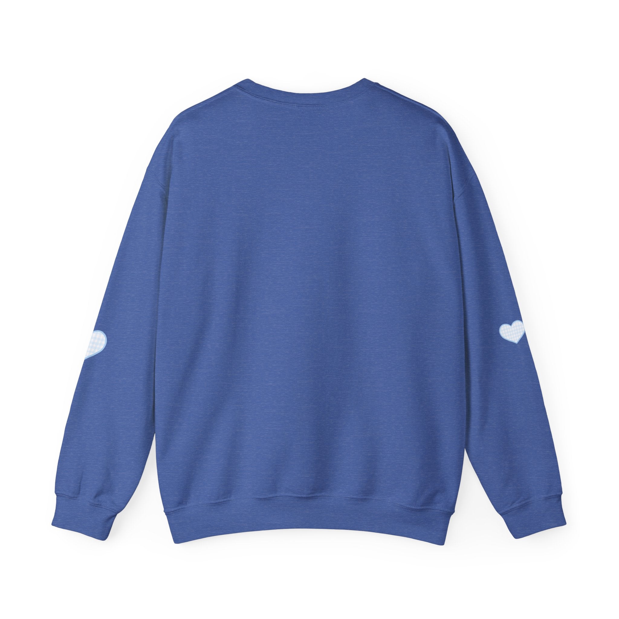 Gingham heart badgers Unisex Heavy Blend™ Crewneck Sweatshirt