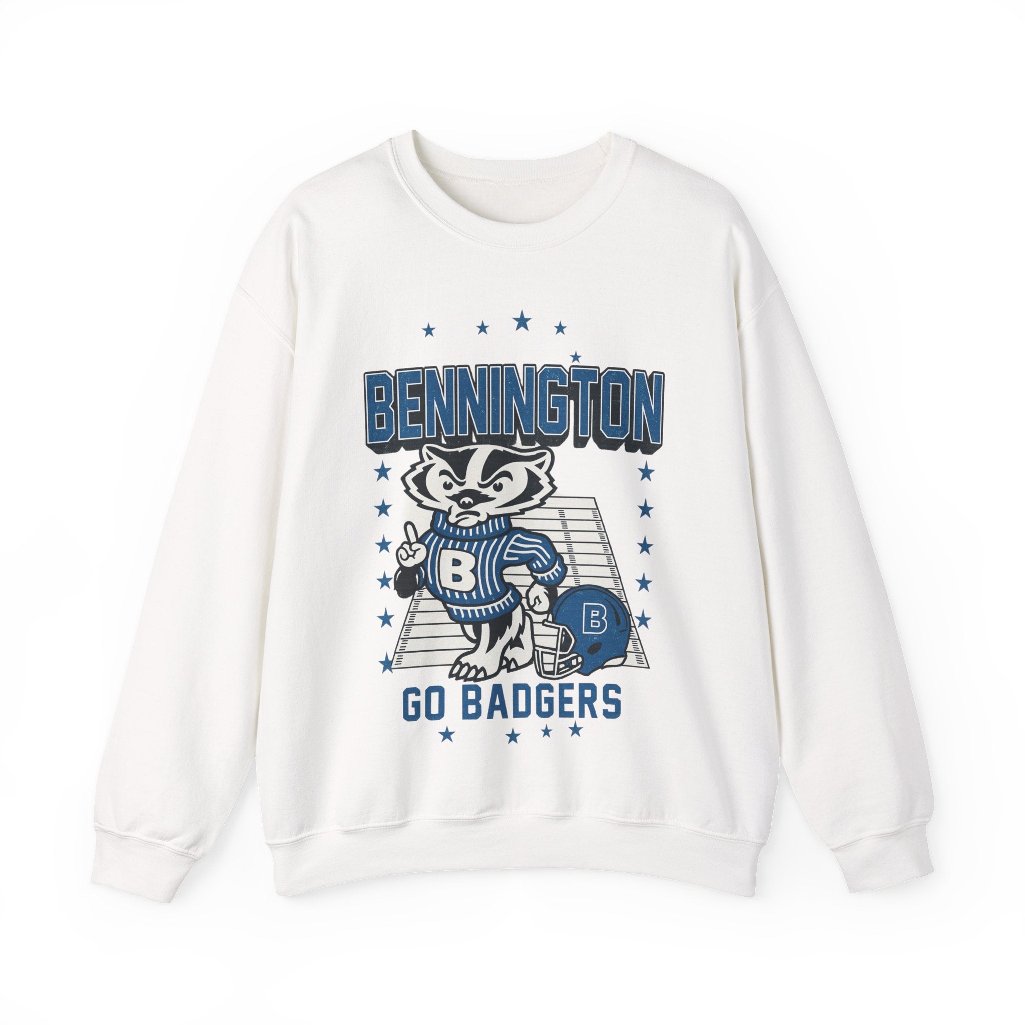 Bennington Badgers Unisex Crewneck Sweatshirt | College Apparel, Sportswear, Gift for Students, Alumni, Game Day