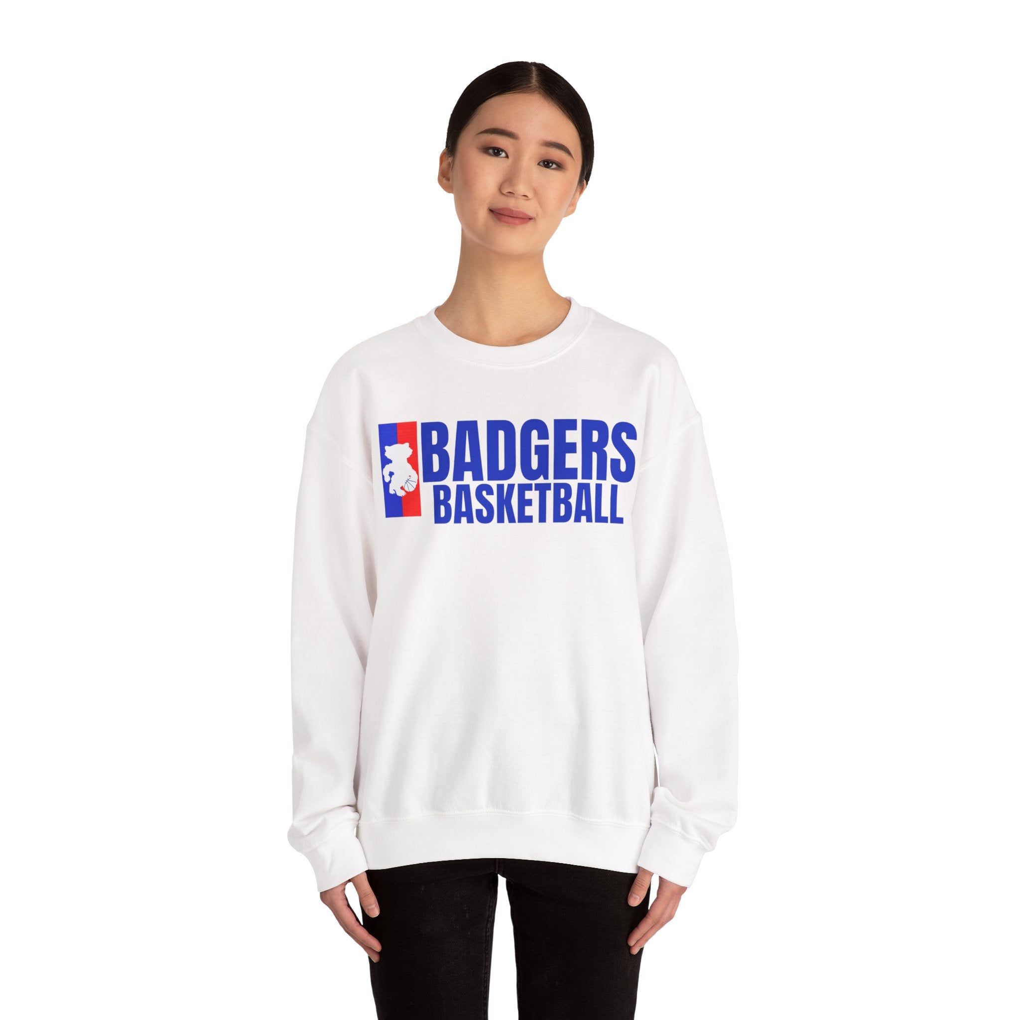 Badger basketball Unisex Heavy Blend™ Crewneck Sweatshirt