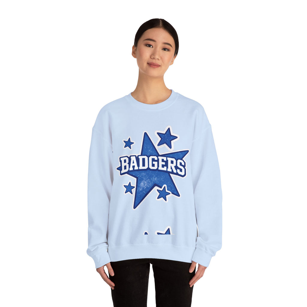 Badgers stars Unisex Heavy Blend™ Crewneck Sweatshirt