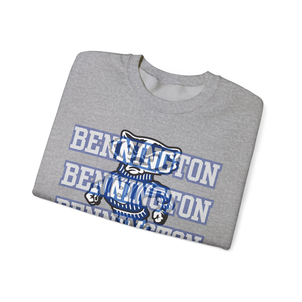 Bennington badger mascot Unisex Sweatshirt, Cozy Sweater for Casual Style, College Apparel, Gift for Students, Fall Fashion, Campus Wear