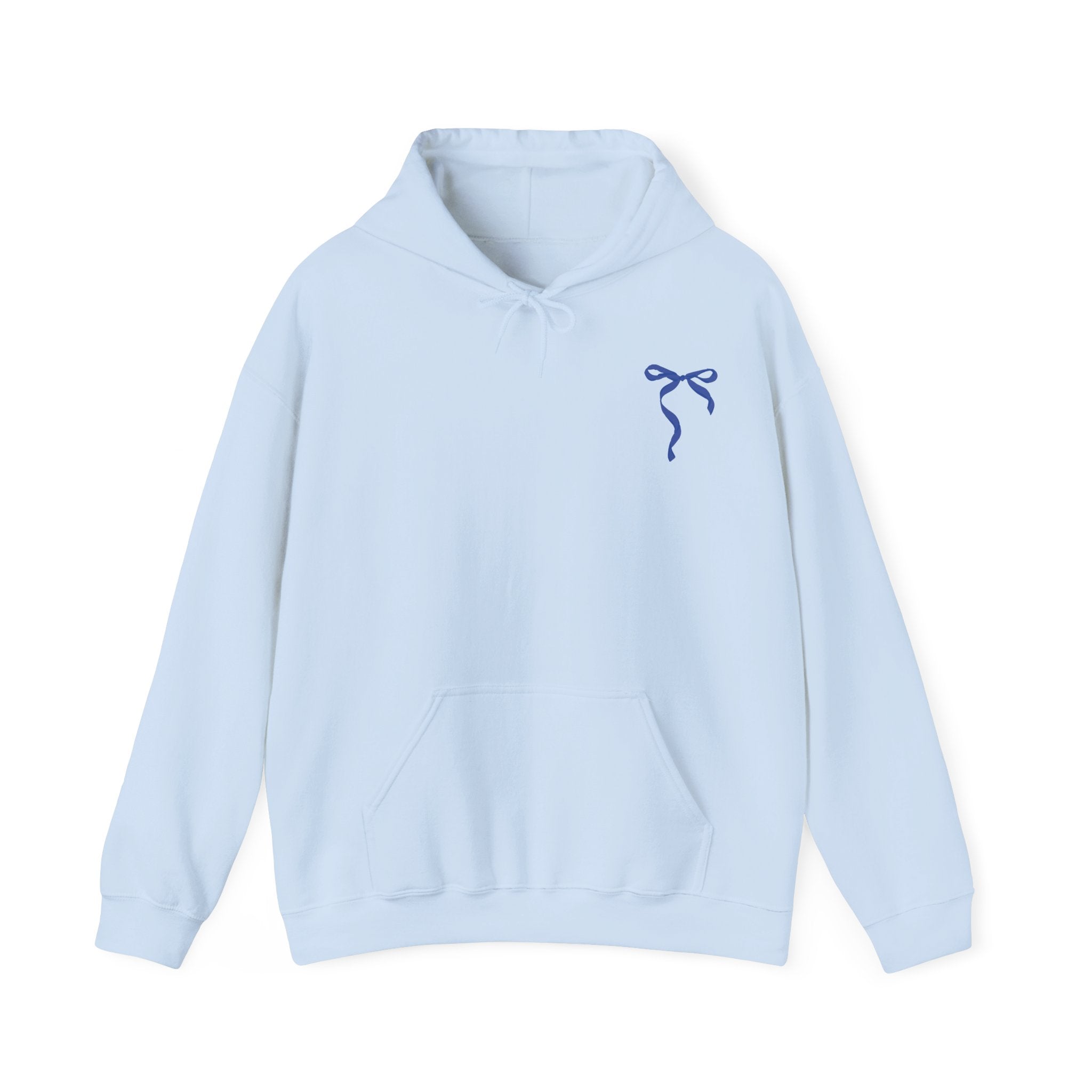 Blue ribbon bow badgers hoodie Unisex Heavy Blend™ Hooded Sweatshirt
