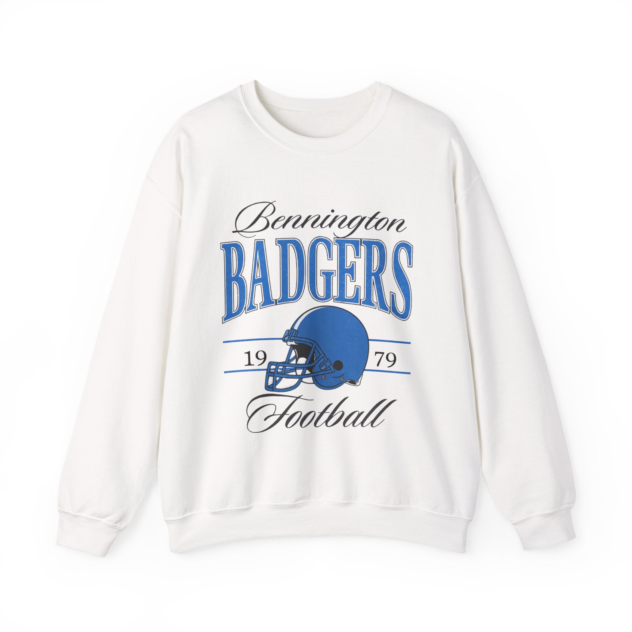 Vintage Style Badgers Football Crewneck Sweatshirt, Unisex Sports Sweatshirt, Casual College Apparel, Game Day Clothing, Gift for Fans