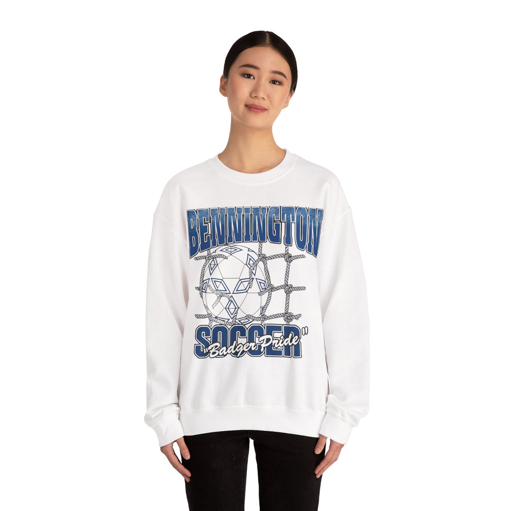 Bennington Soccer Crewneck Sweatshirt, Cozy Sporty Sweatshirt, Unisex Athletic Top, Gift for Soccer Enthusiasts, Casual Everyday Wear