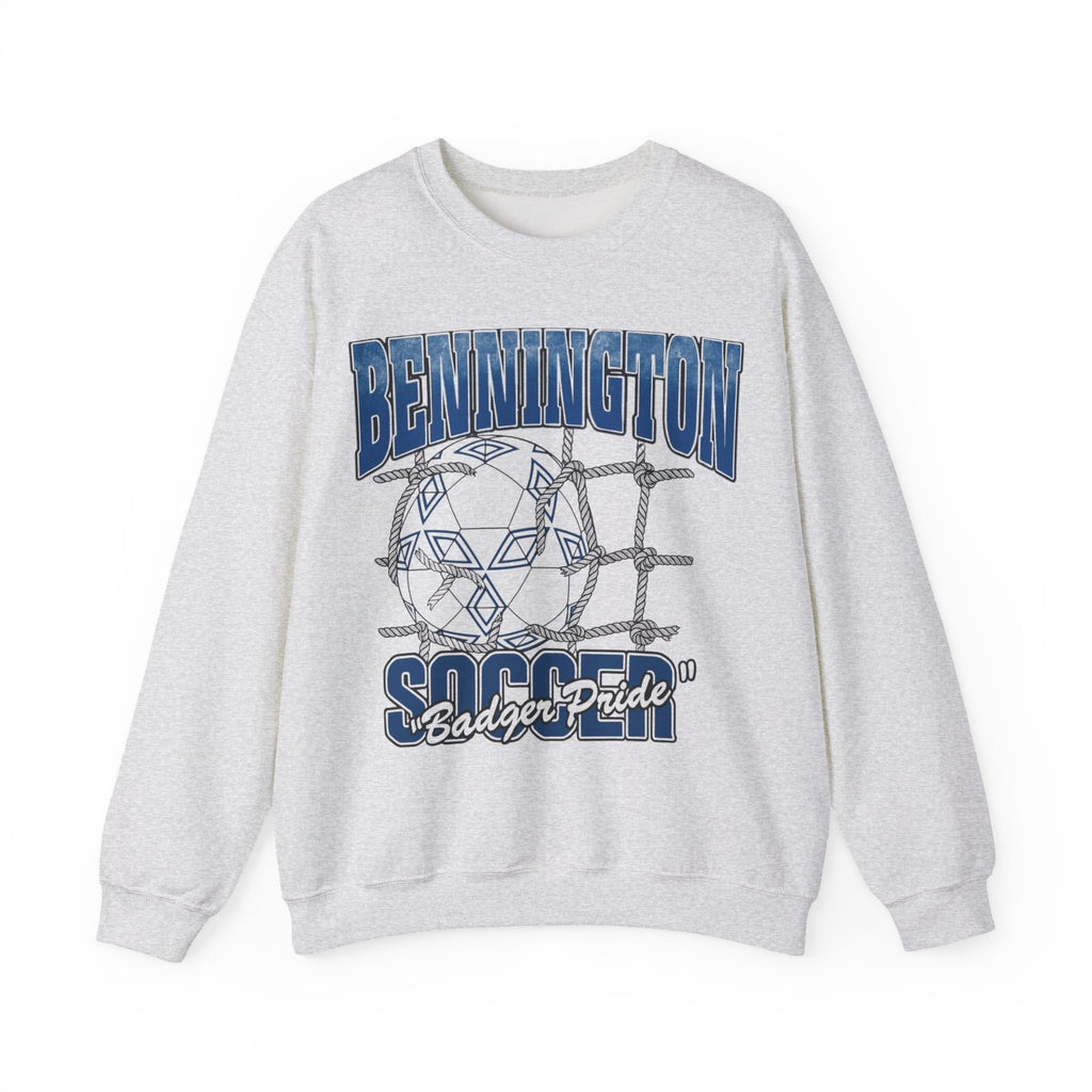 Bennington Soccer Crewneck Sweatshirt, Cozy Sporty Sweatshirt, Unisex Athletic Top, Gift for Soccer Enthusiasts, Casual Everyday Wear