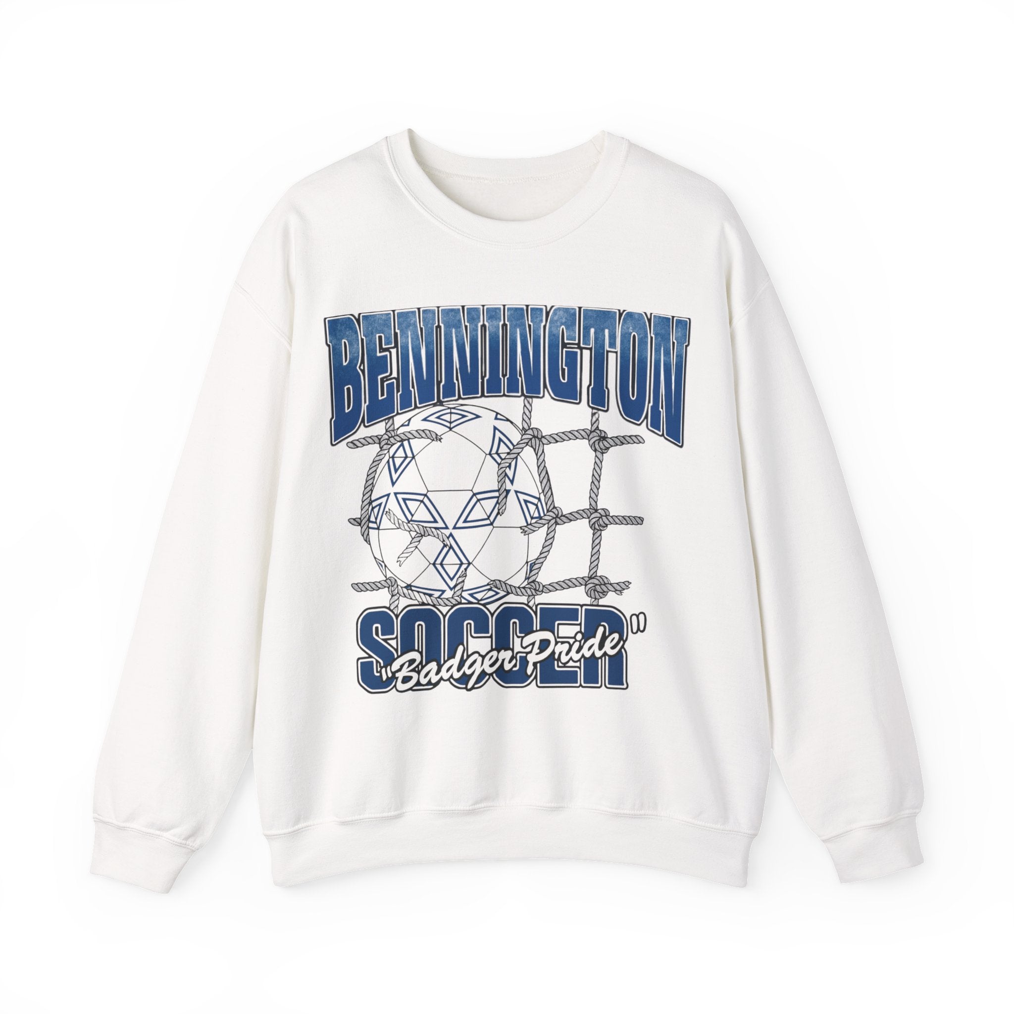 Bennington Soccer Crewneck Sweatshirt, Cozy Sporty Sweatshirt, Unisex Athletic Top, Gift for Soccer Enthusiasts, Casual Everyday Wear
