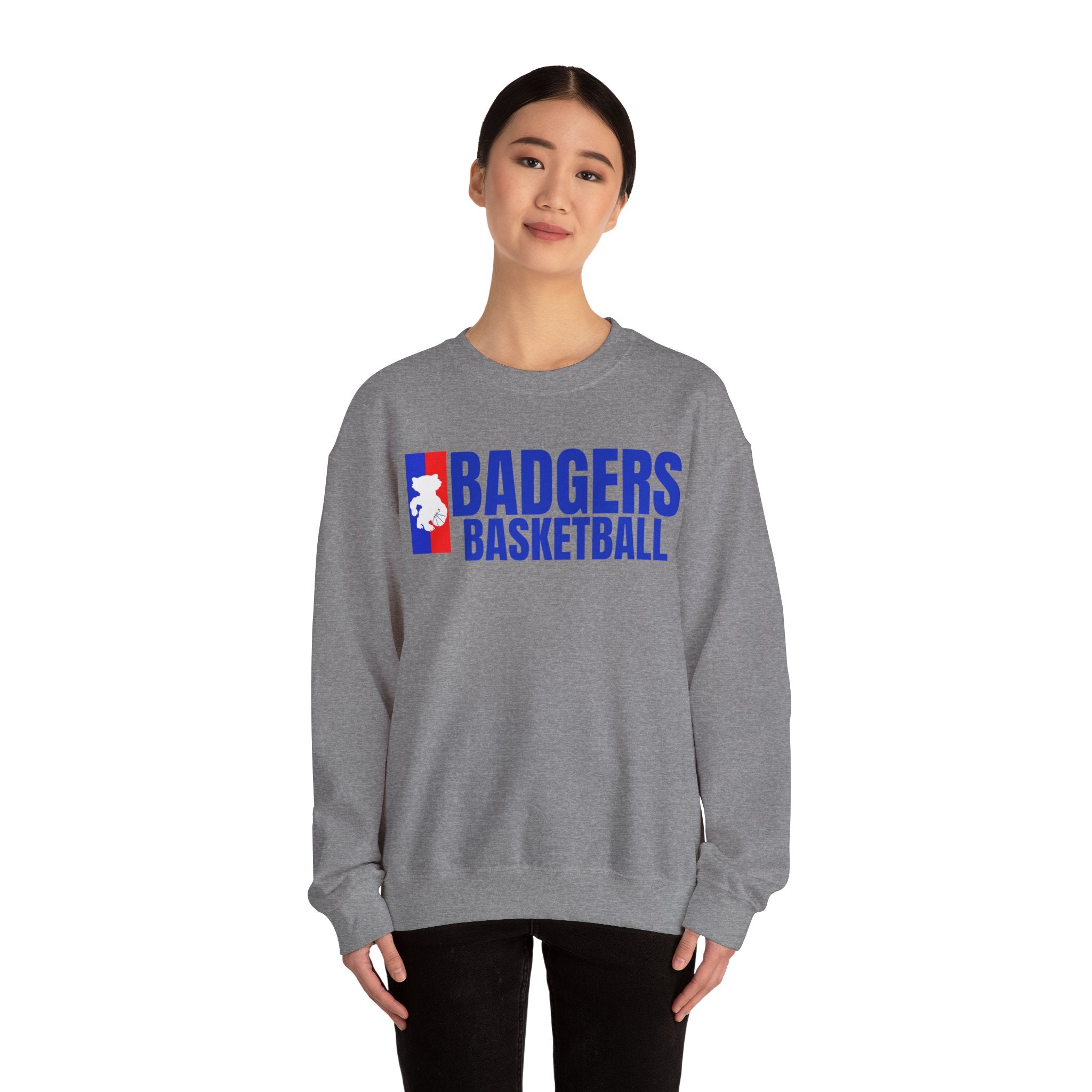 Badger basketball Unisex Heavy Blend™ Crewneck Sweatshirt