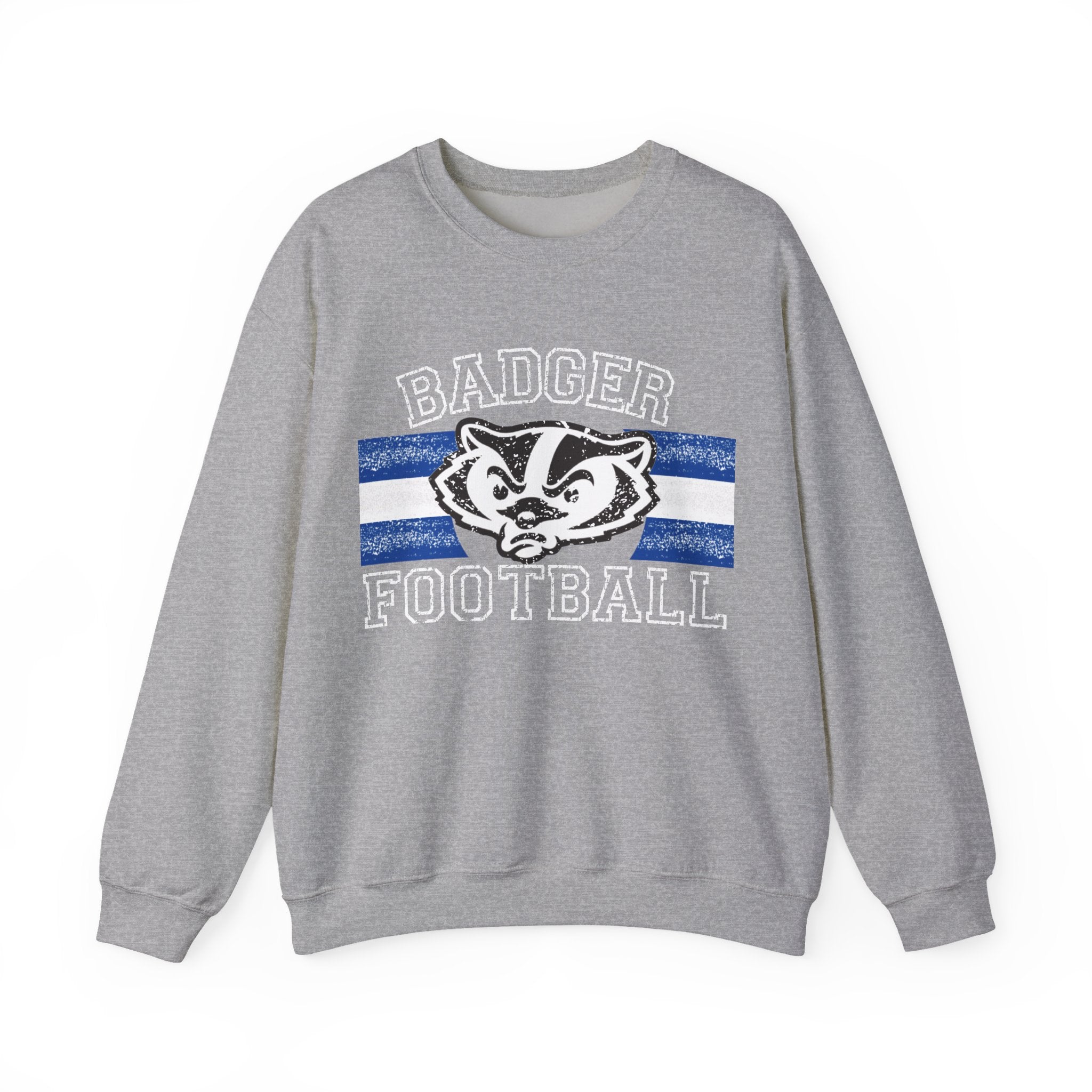 Badger Football Unisex Crewneck Sweatshirt | Cozy Sports Apparel, Game Day Outfit, College Spirit Wear, Comfortable Gift, Team Pride