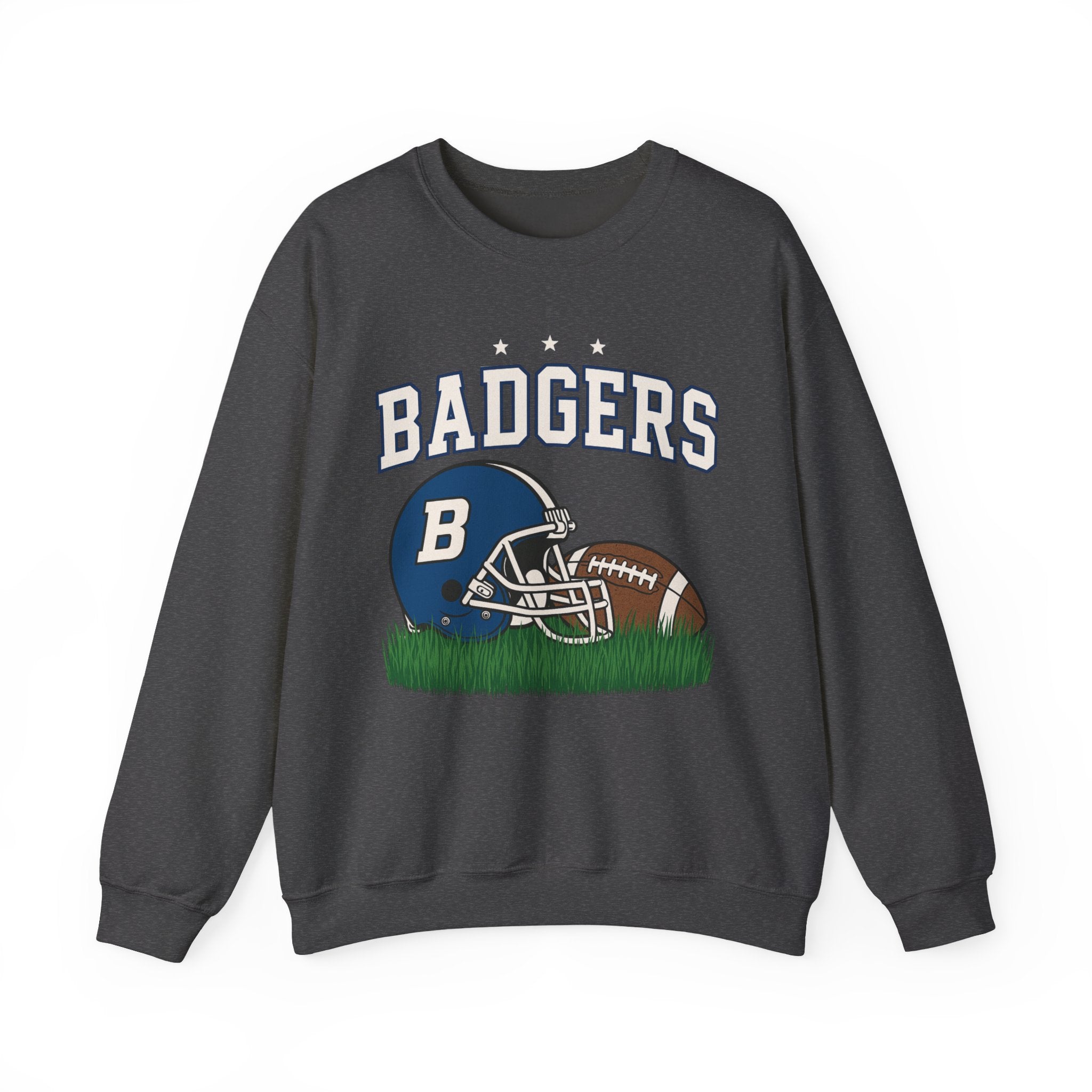 Badgers Football Unisex Sweatshirt, Cozy Crewneck, Sportswear, Gift for Fans, College Apparel, Game Day Outfit