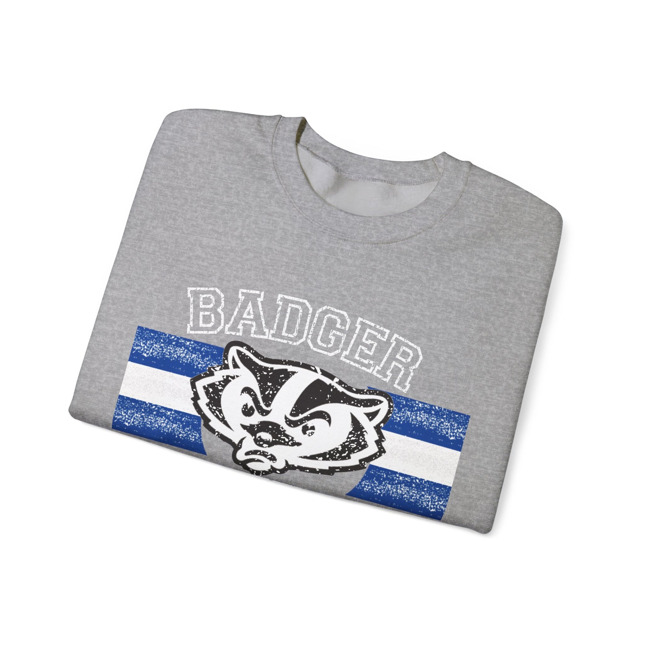 Badger Football Unisex Crewneck Sweatshirt | Cozy Sports Apparel, Game Day Outfit, College Spirit Wear, Comfortable Gift, Team Pride