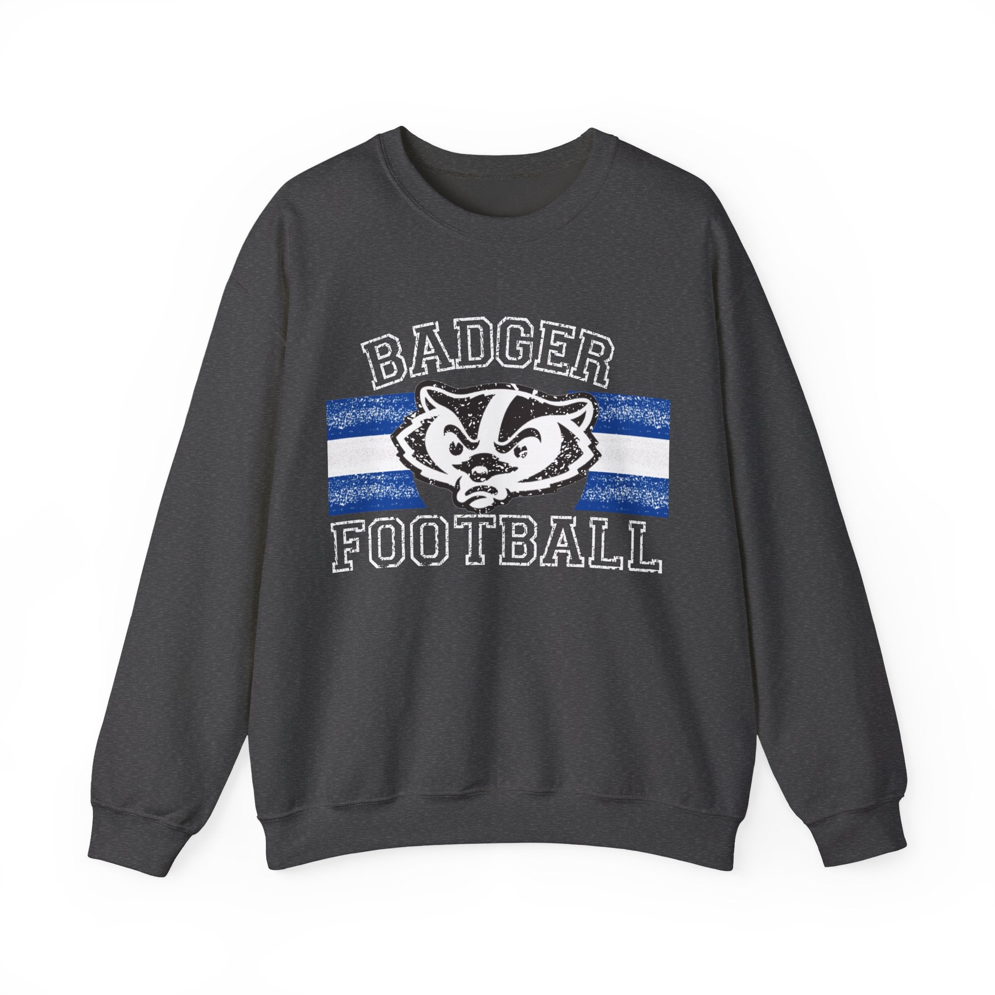 Badger Football Unisex Crewneck Sweatshirt | Cozy Sports Apparel, Game Day Outfit, College Spirit Wear, Comfortable Gift, Team Pride